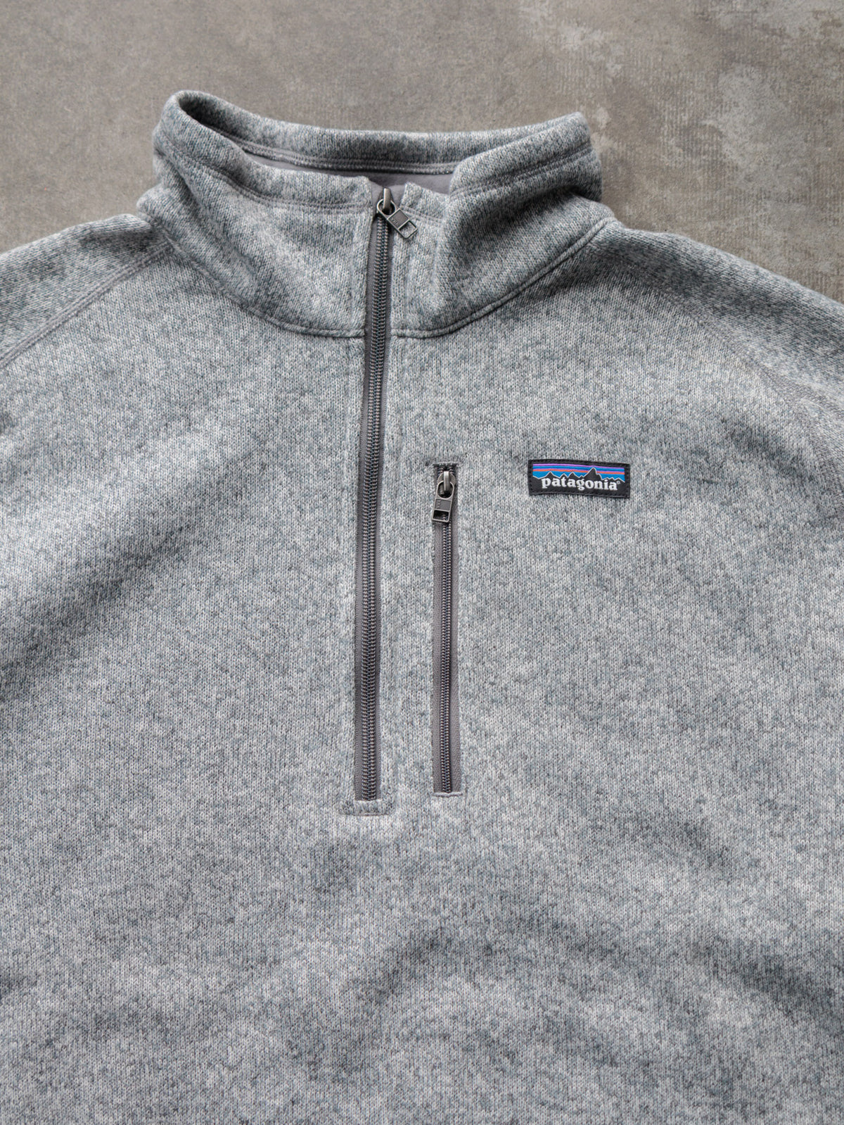 Grey Patagonia Fleece Quarter Zip (2XL)