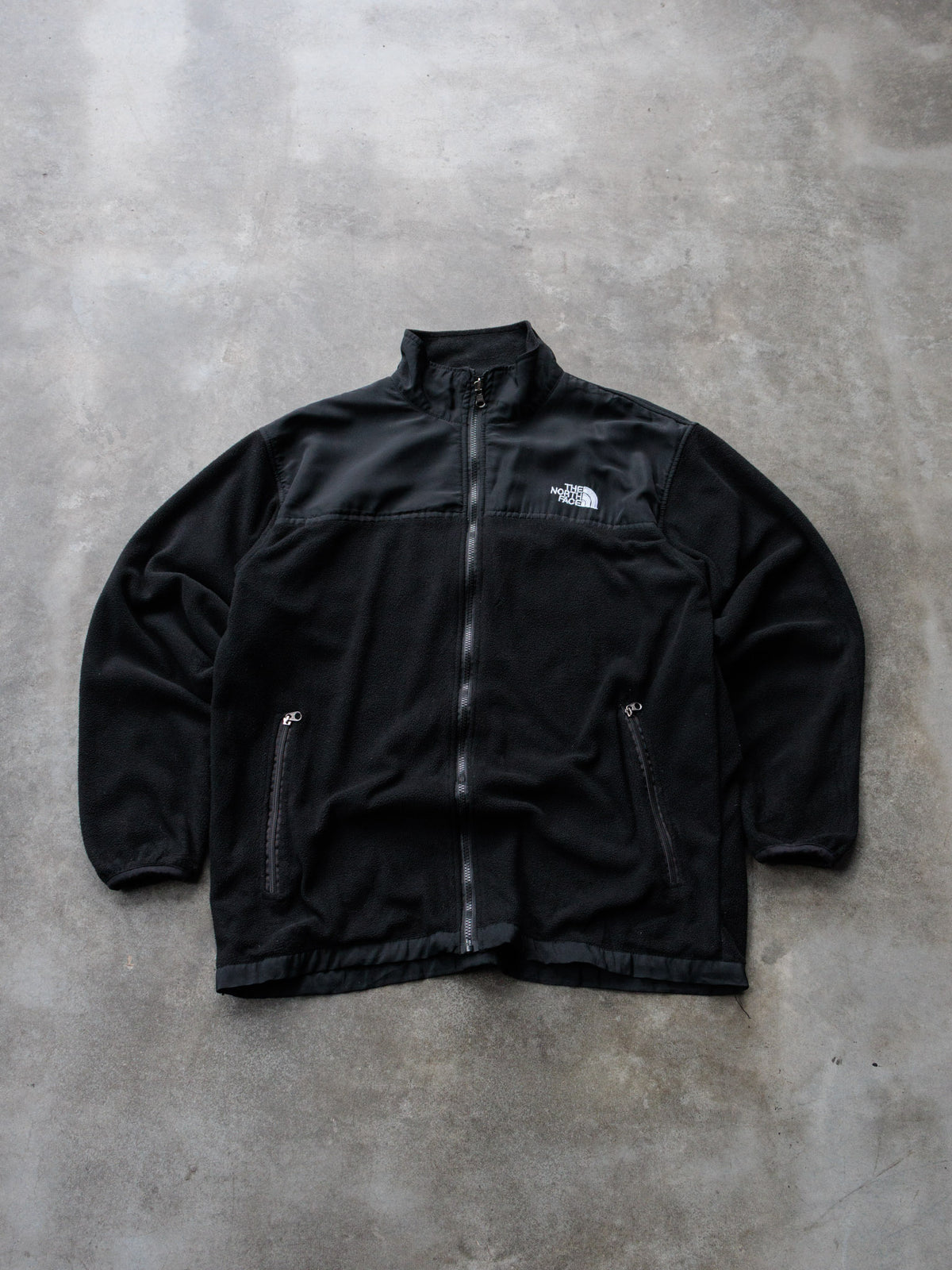 Vintage Black The North Face Summit Series Fleece Jacket (XL)