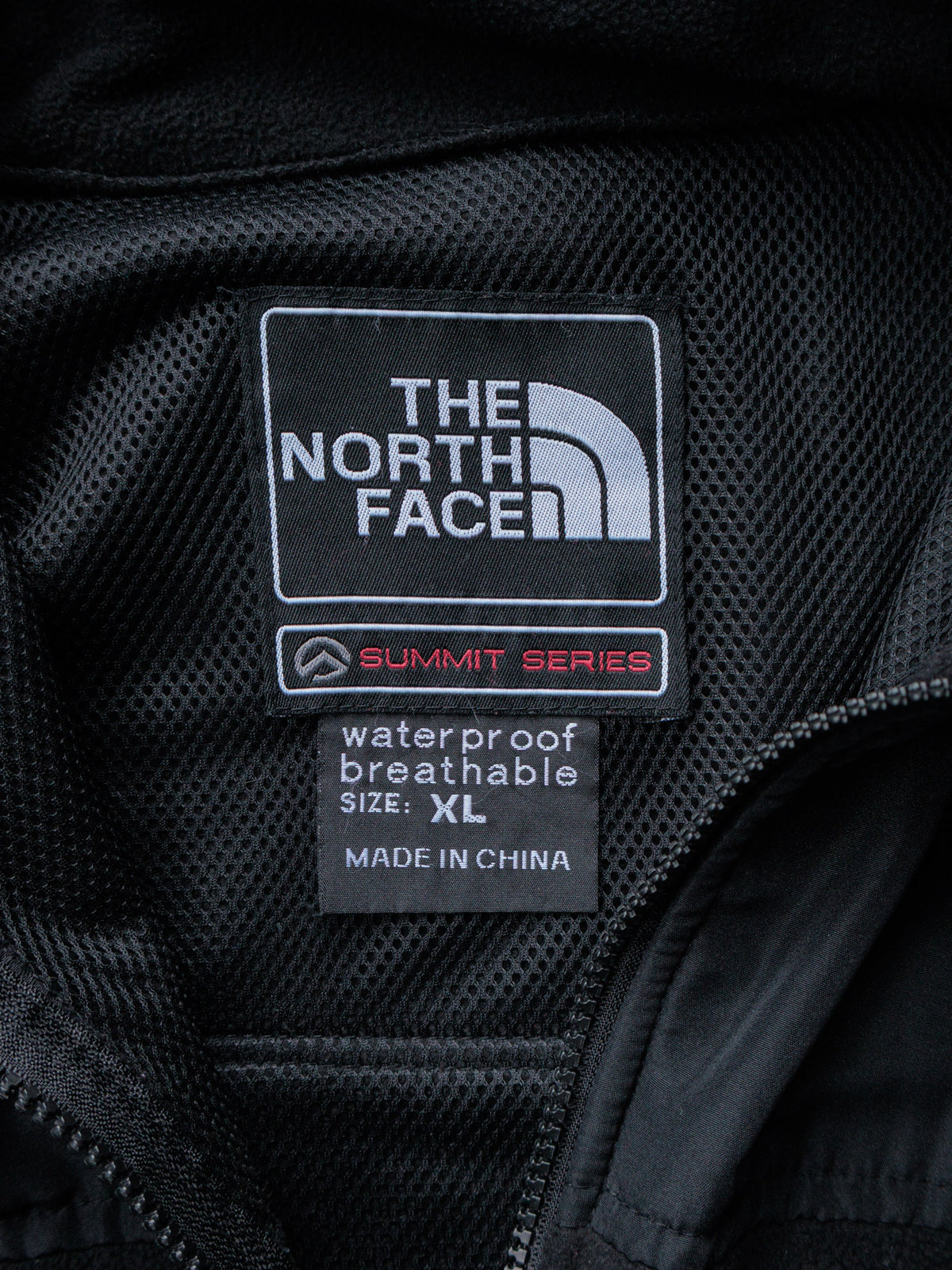 Vintage Black The North Face Summit Series Fleece Jacket (XL)