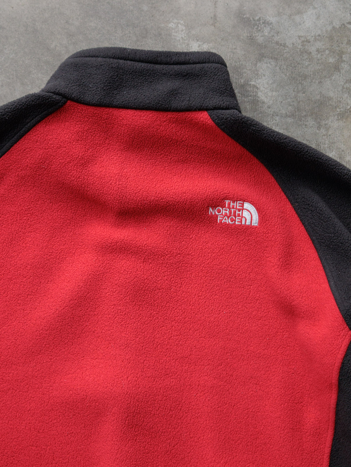 Vintage 90s Black The North Face Colourblock Fleece Jacket (XL)