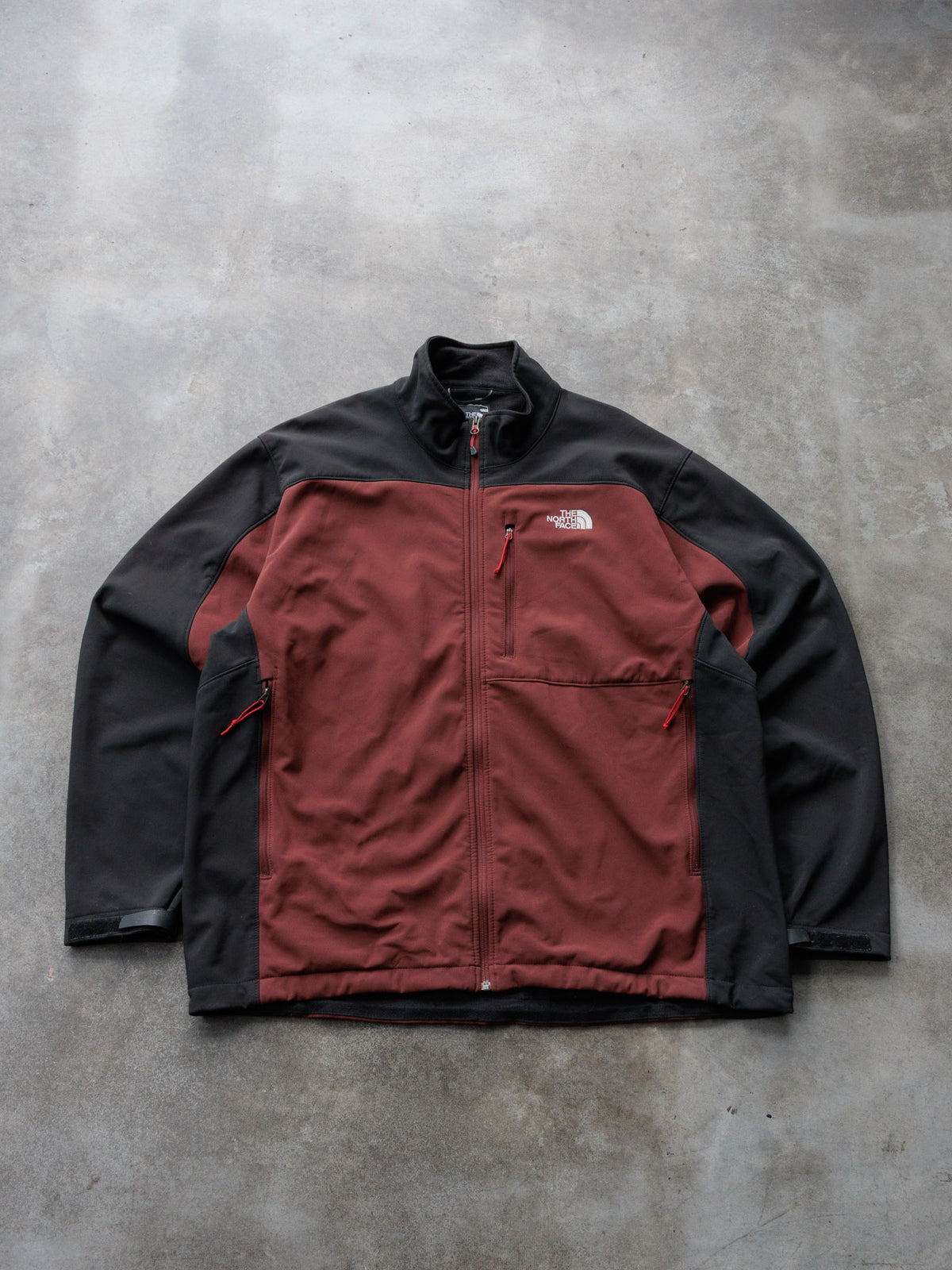 Vintage Black The North Face Colourblock Jacket (2XL)