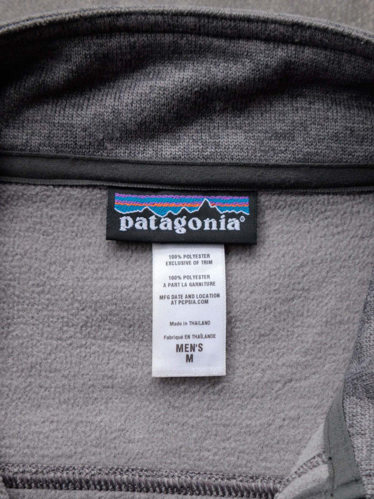 Vintage Grey Patagonia Fleece Jacket (M)