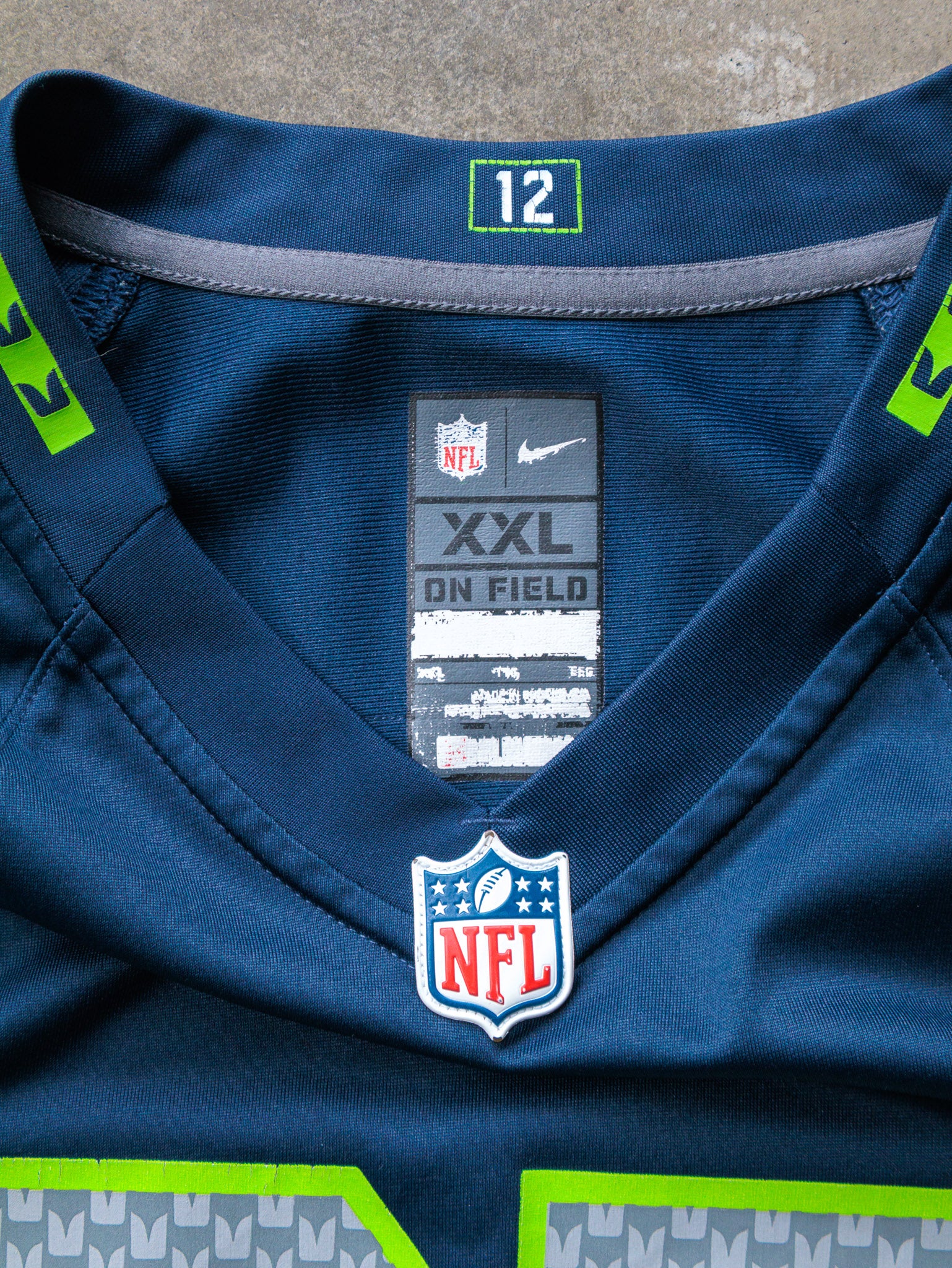 Navy Nike Seattle Seahawks Richard Sherman NFL Jersey (2XL)