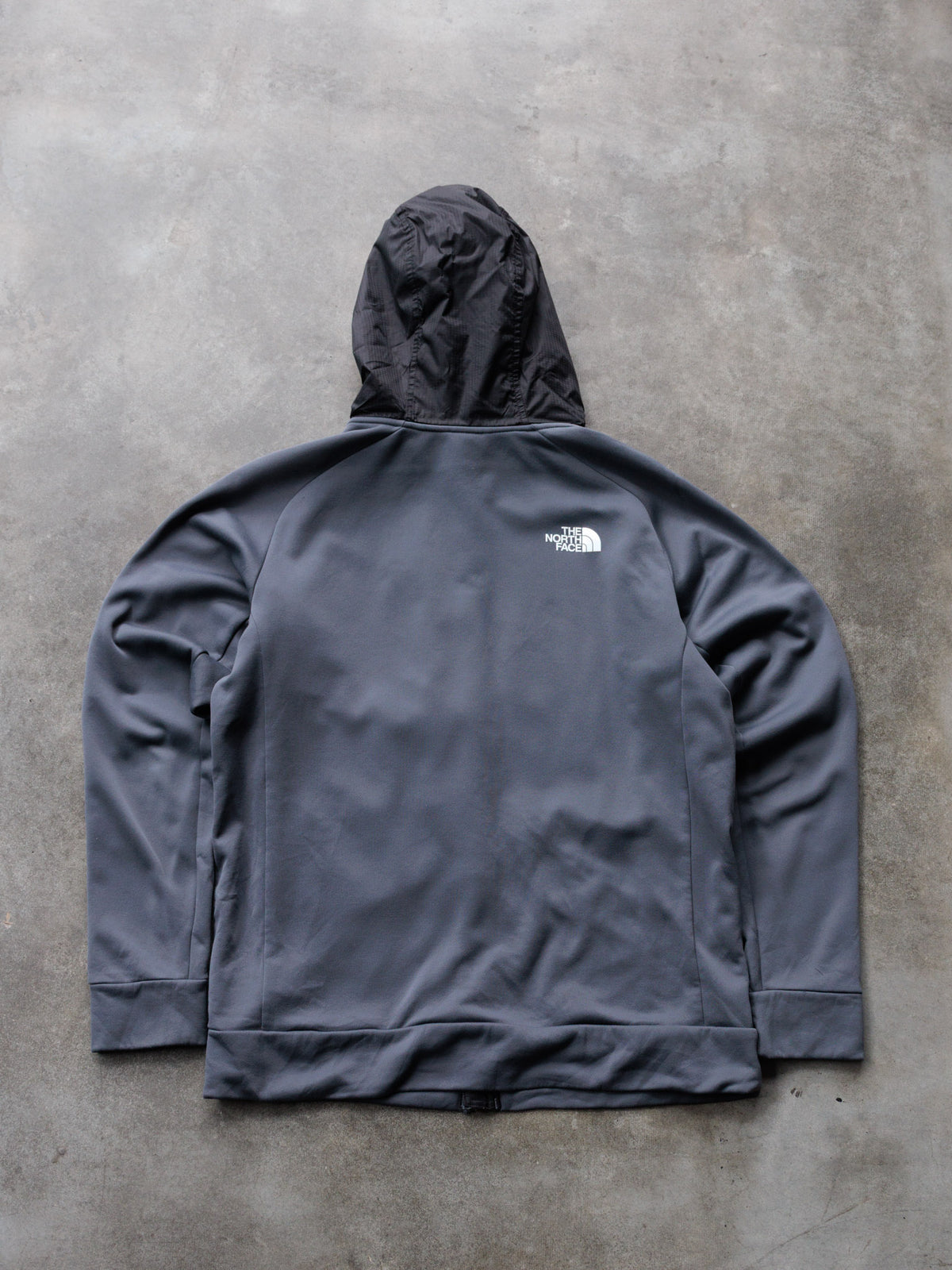 Vintage Grey The North Face Fleece Jacket (M)