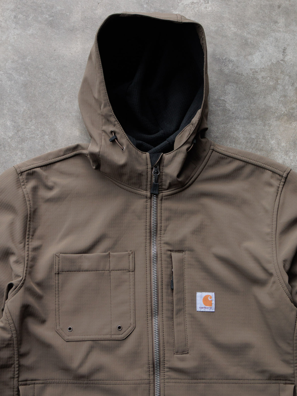 Brown Carhartt Hooded Jacket (L)