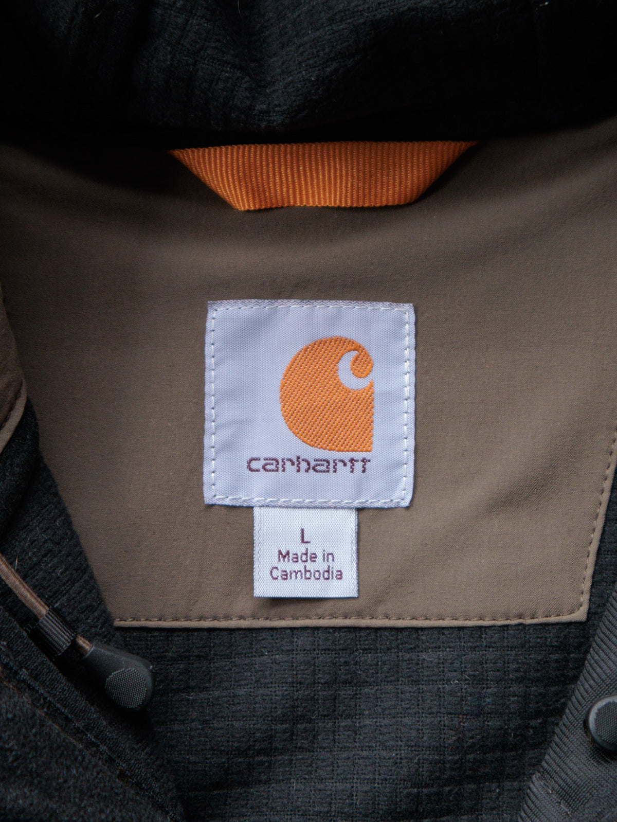 Brown Carhartt Hooded Jacket (L)