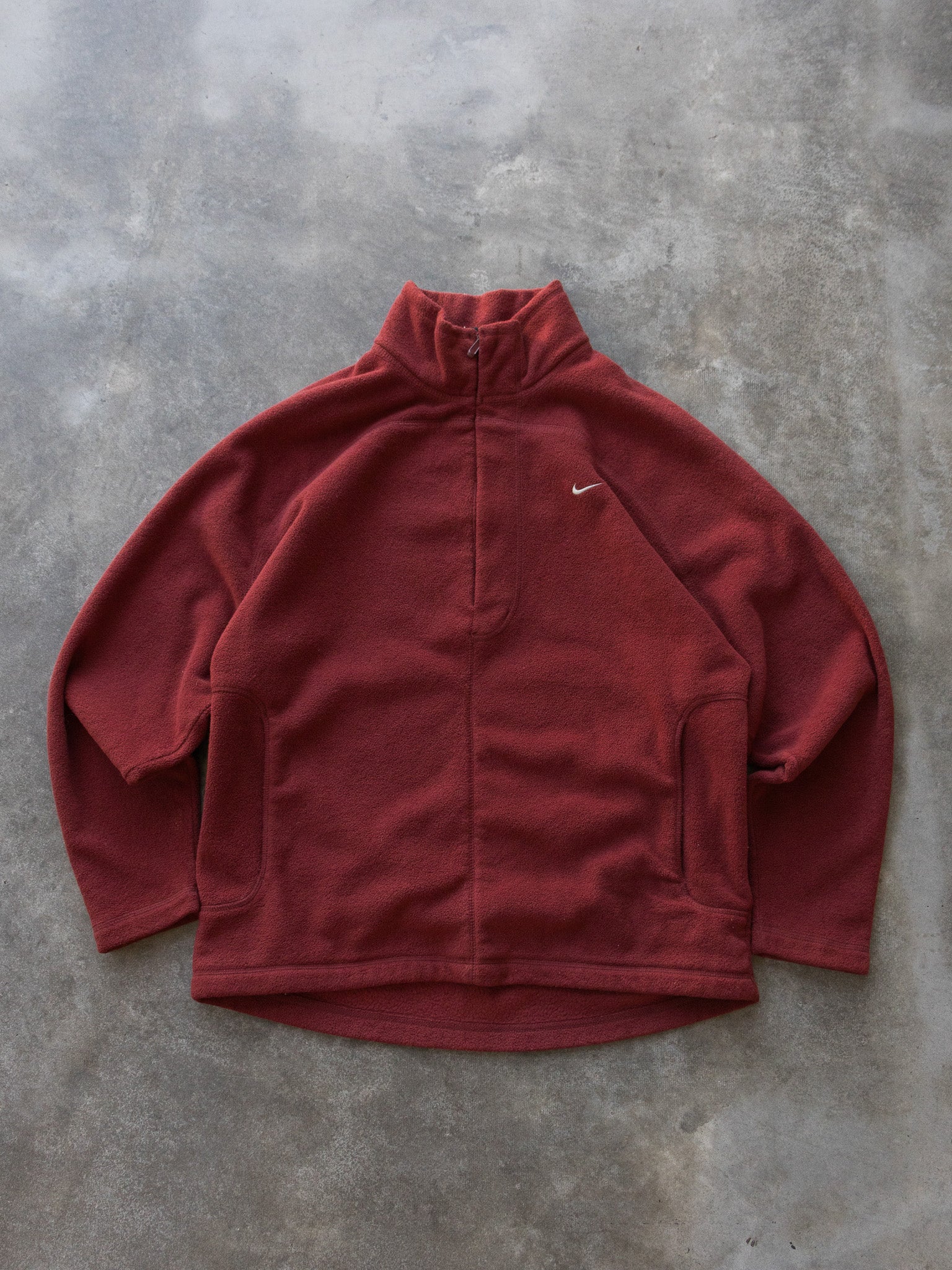 maroon nike quarter zip