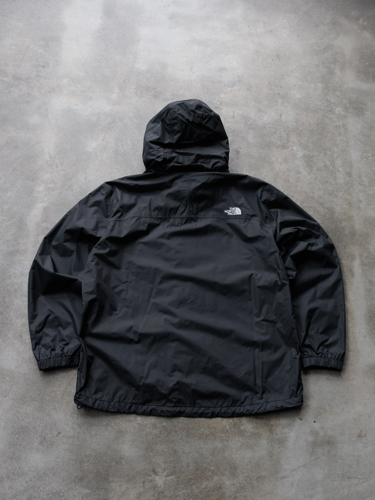 Vintage Black The North Face Windbreaker (XL)