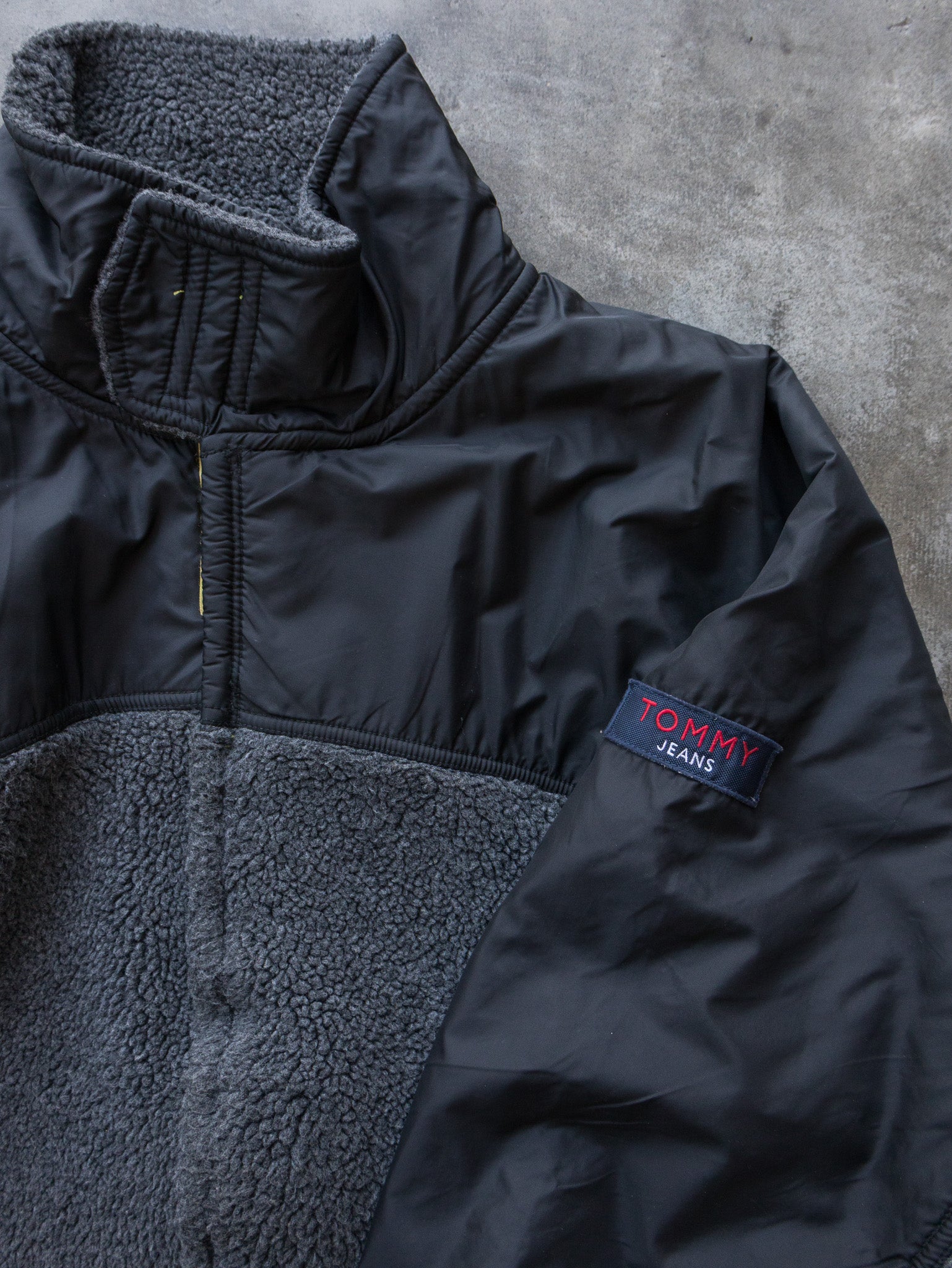 Vintage Tommy Jeans Sherpa Fleece Jacket (L)