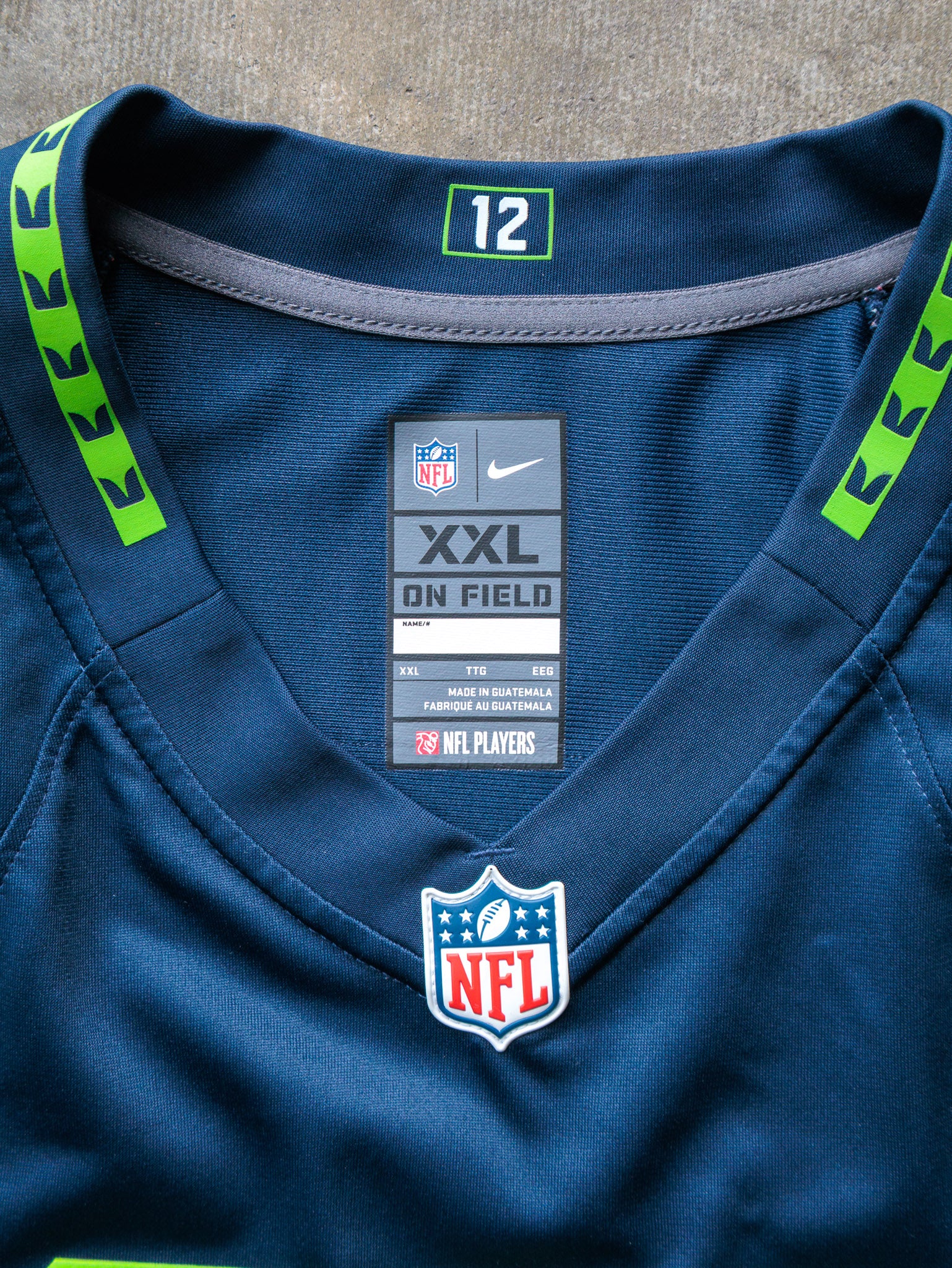 Navy Nike DK Metcalf Seattle Seahawks NFL Jersey (2XL)