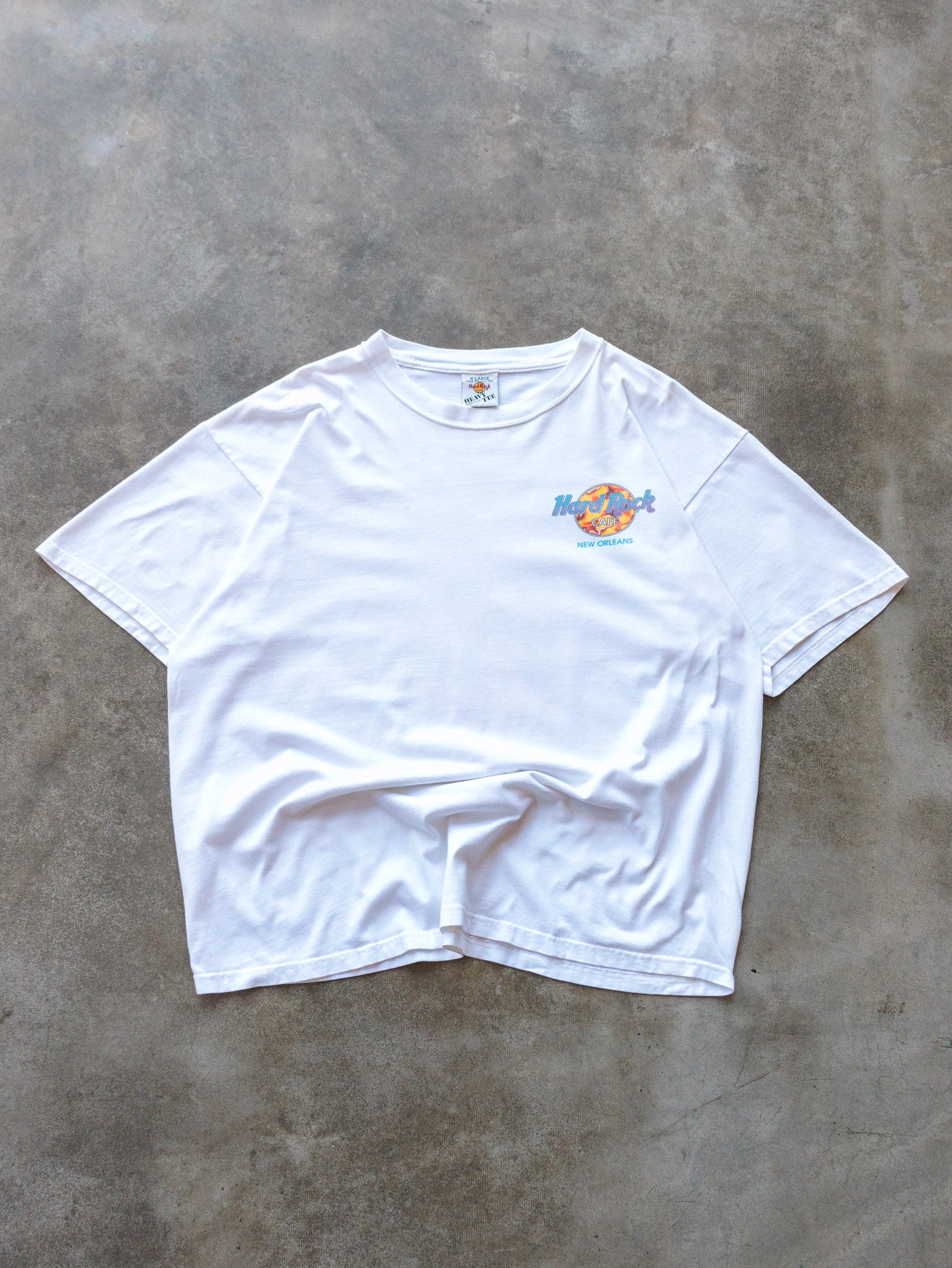 Vintage 90s White Hard Rock Cafe New Orleans Tee (XL)