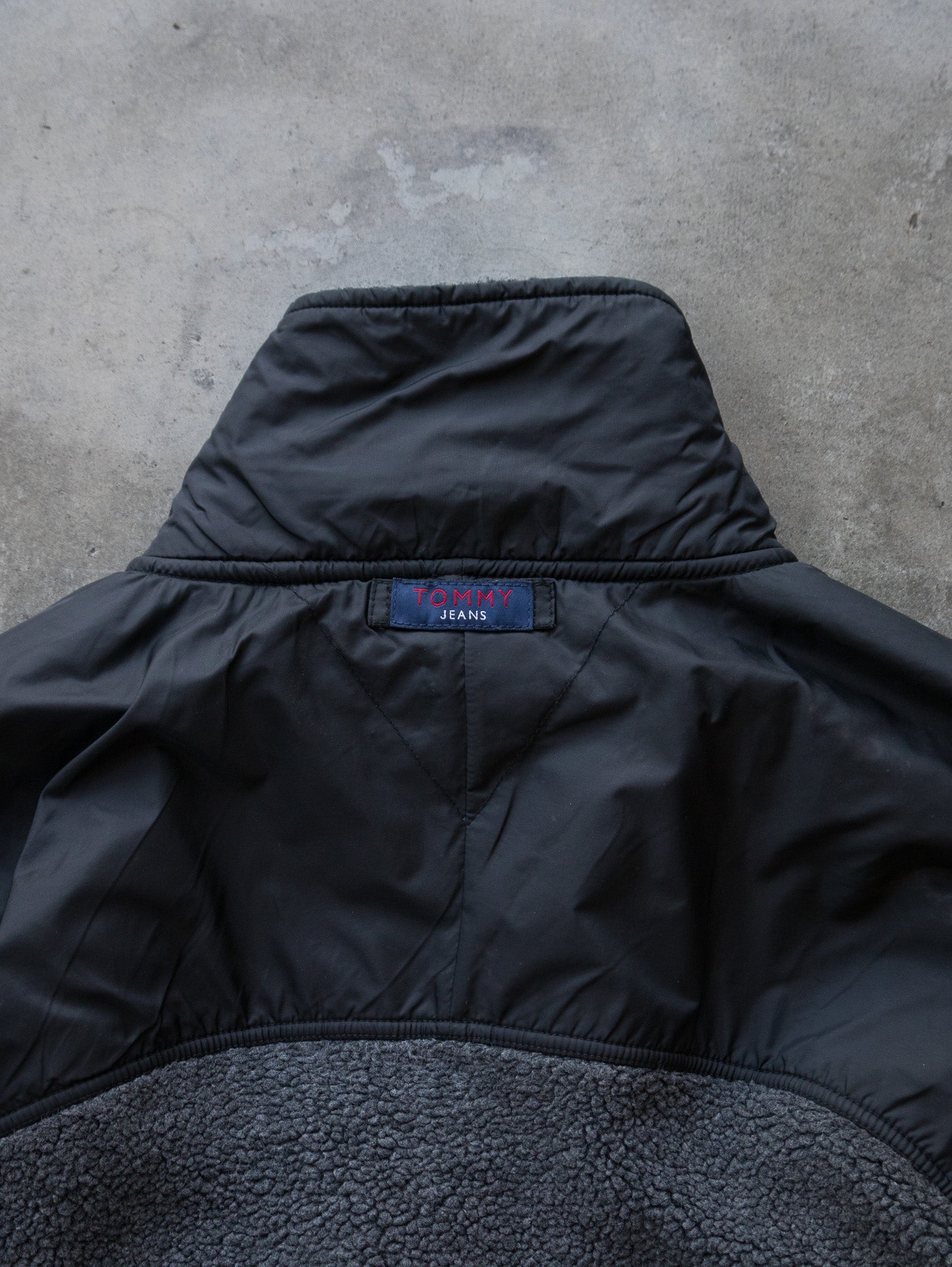 Vintage Tommy Jeans Sherpa Fleece Jacket (L)