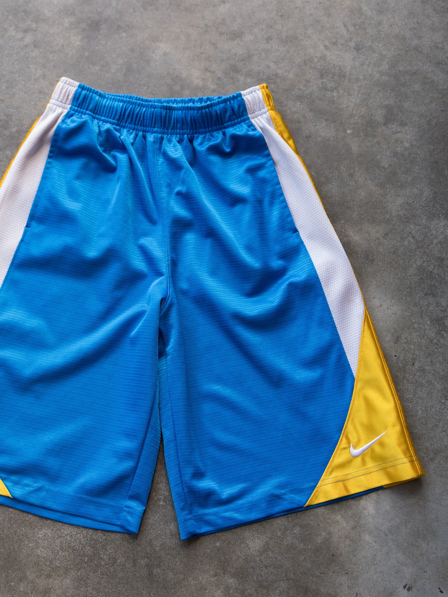 Vintage Blue Nike Basketball Shorts (S)