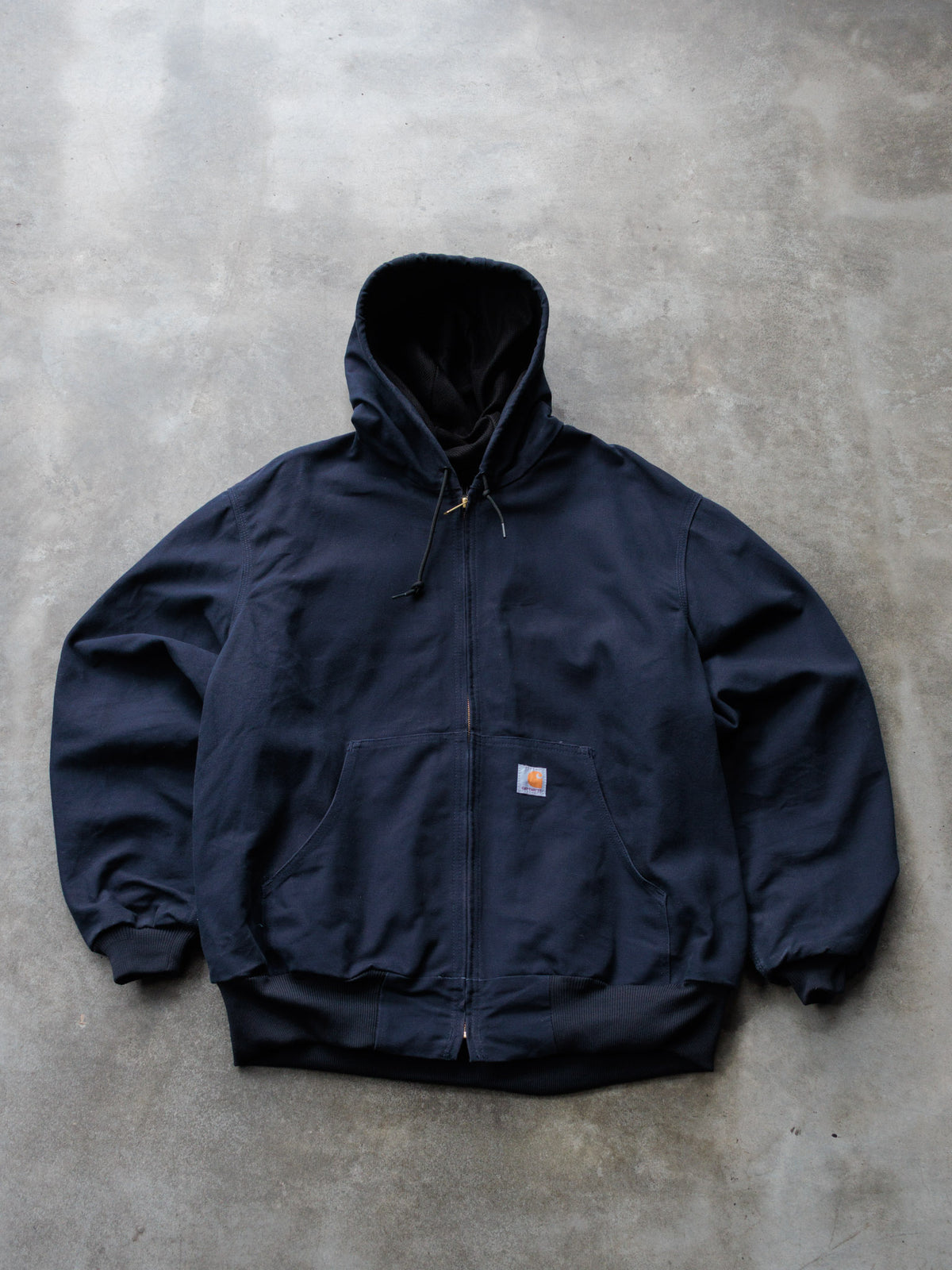 Vintage Carhartt J131 DNY 'Dark Navy' Active Jacket (XL)