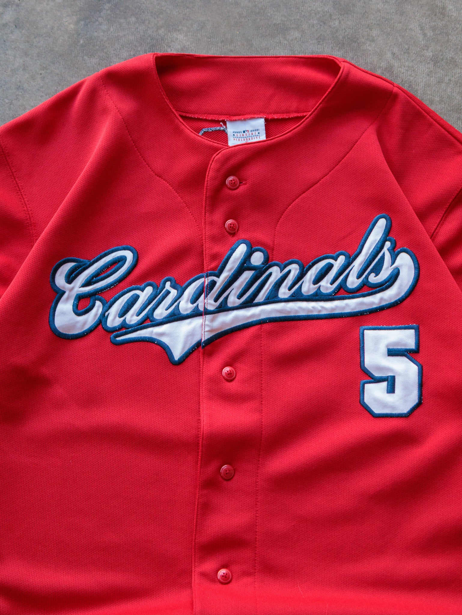 Vintage 00s St. Louis Cardinals Albert Pujols MLB Jersey (L)