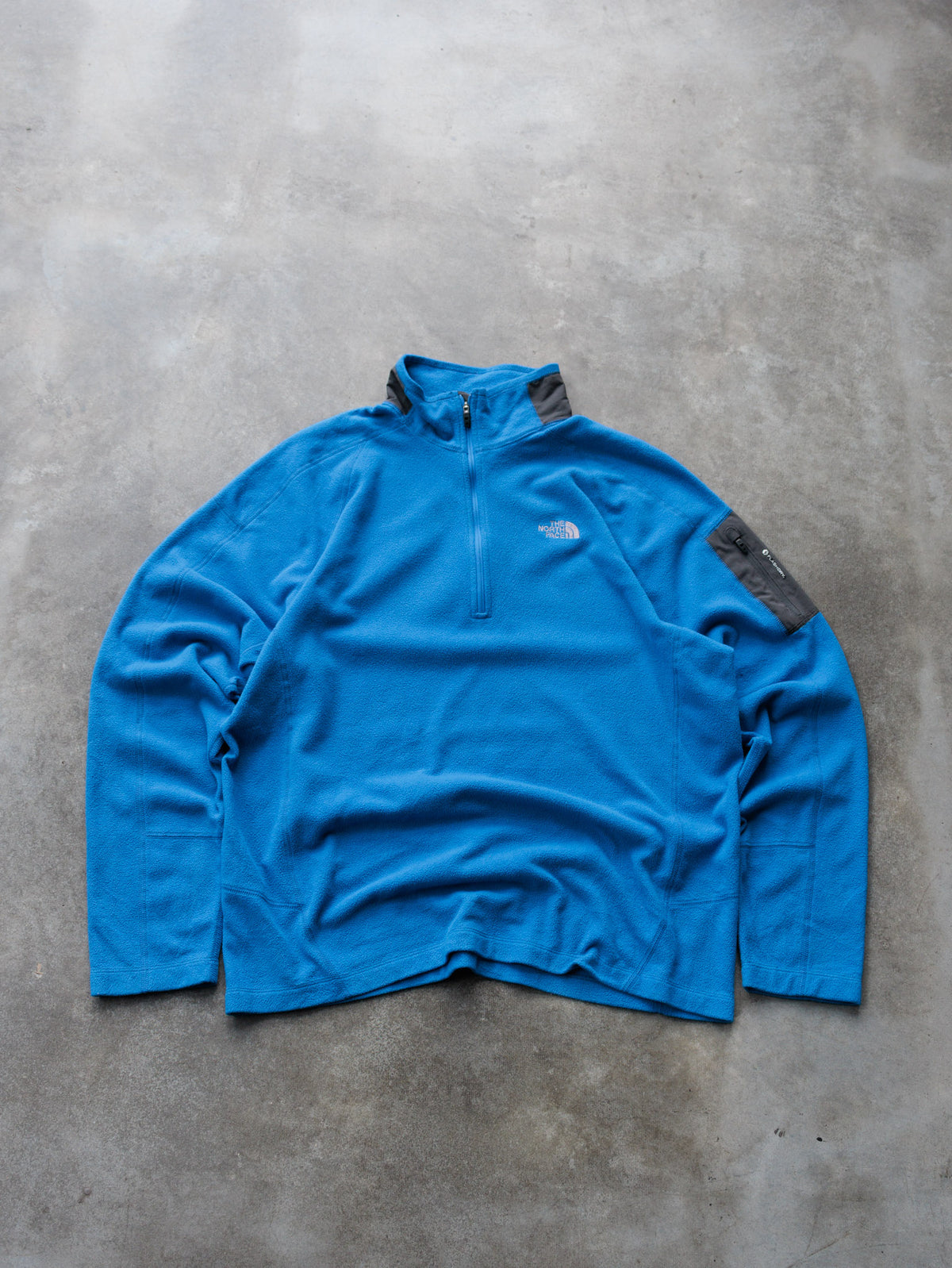 Vintage Blue The North Face Fleece Quarter Zip (L)