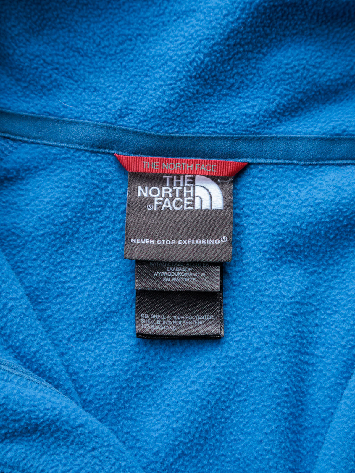 Vintage Blue The North Face Fleece Quarter Zip (L)