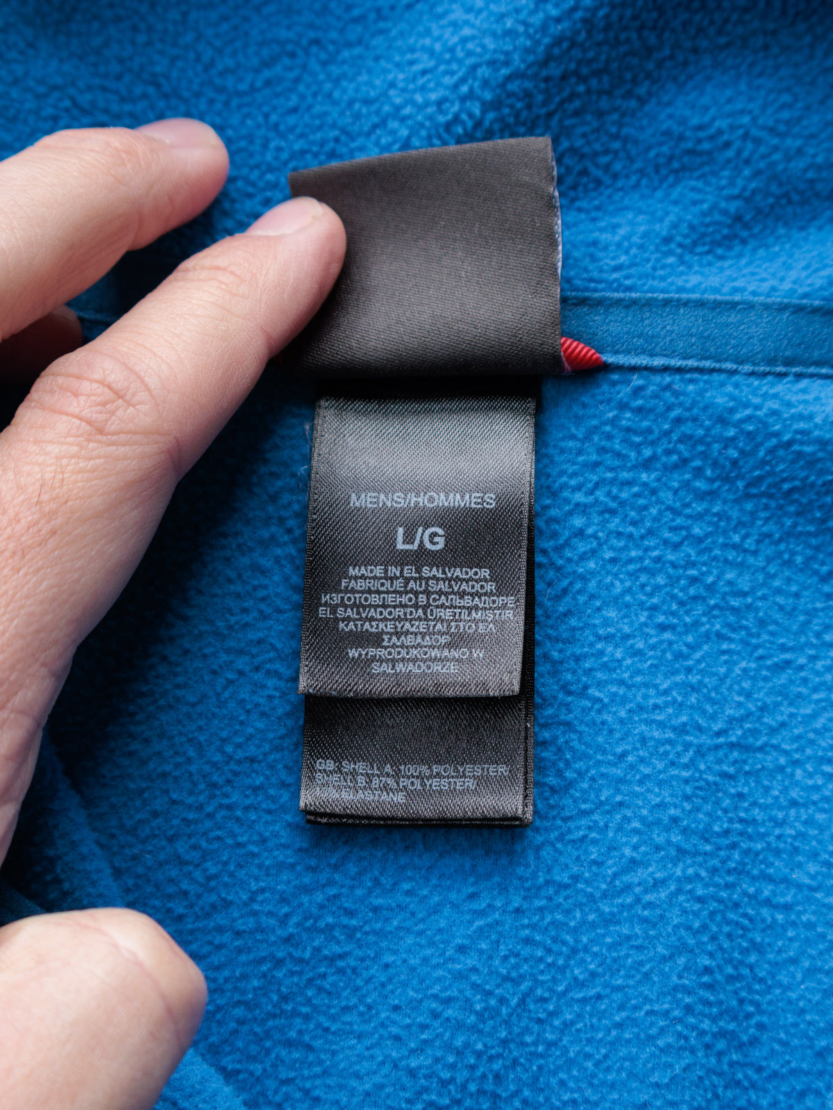 Vintage Blue The North Face Fleece Quarter Zip (L)