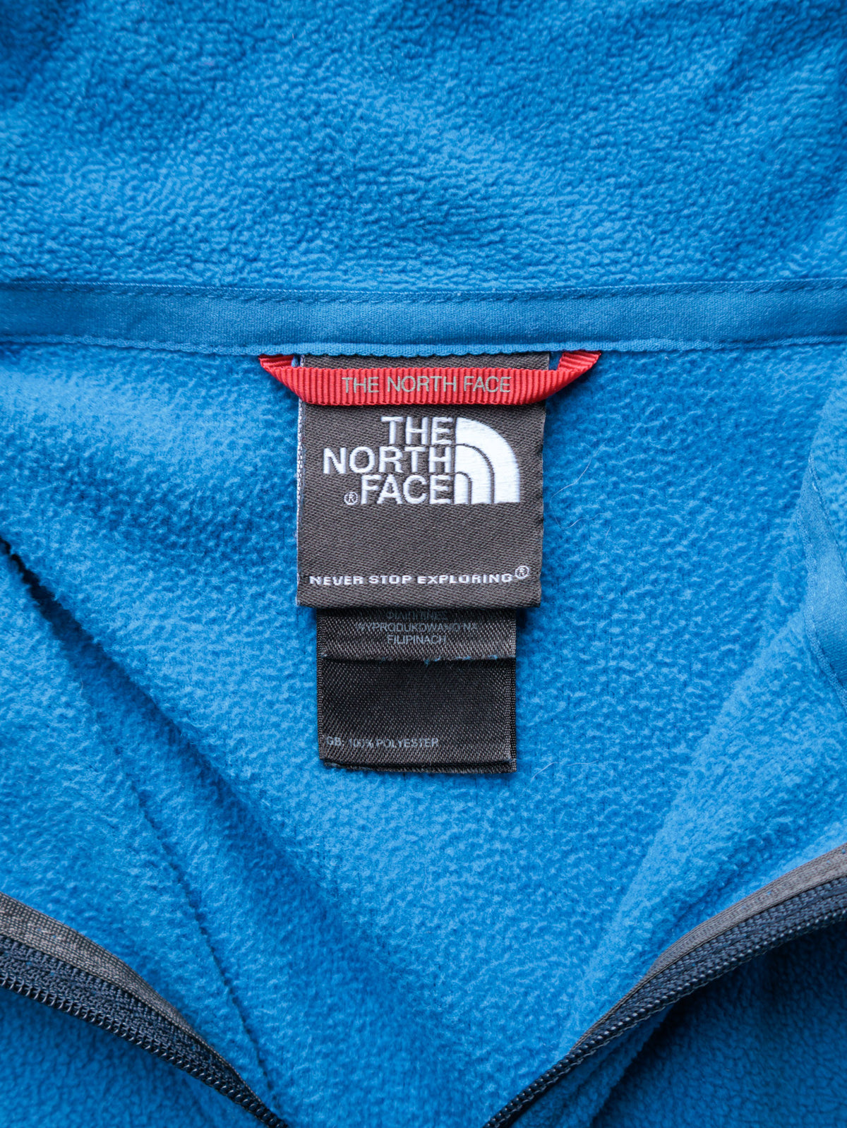 Vintage Blue The North Face Fleece Quarter Zip (L)