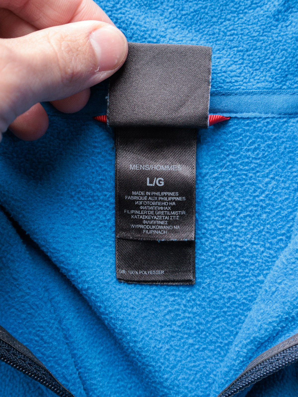 Vintage Blue The North Face Fleece Quarter Zip (L)