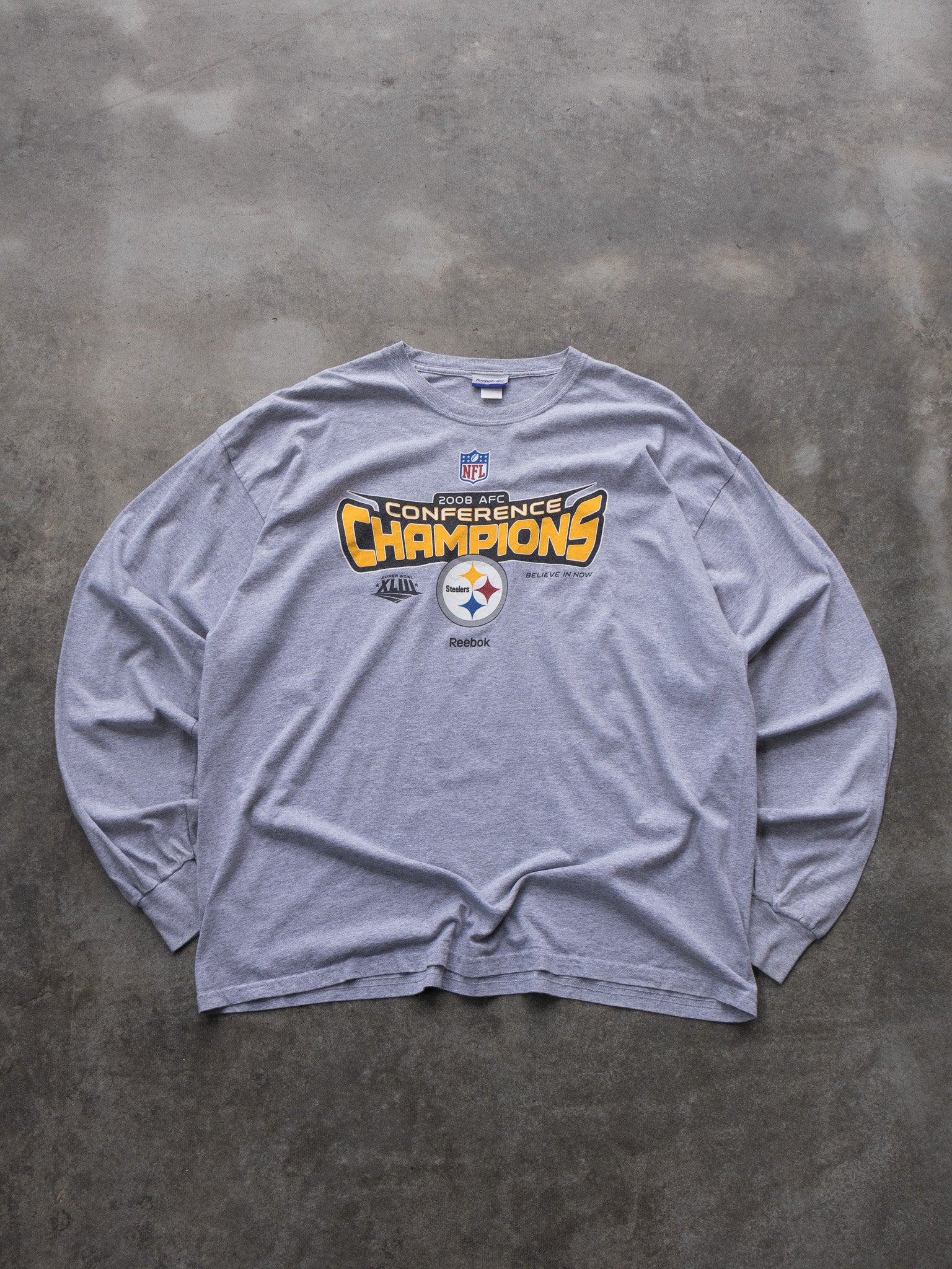 Vintage 2008 Pittsburgh Steelers Champions Long Sleeve (XL)