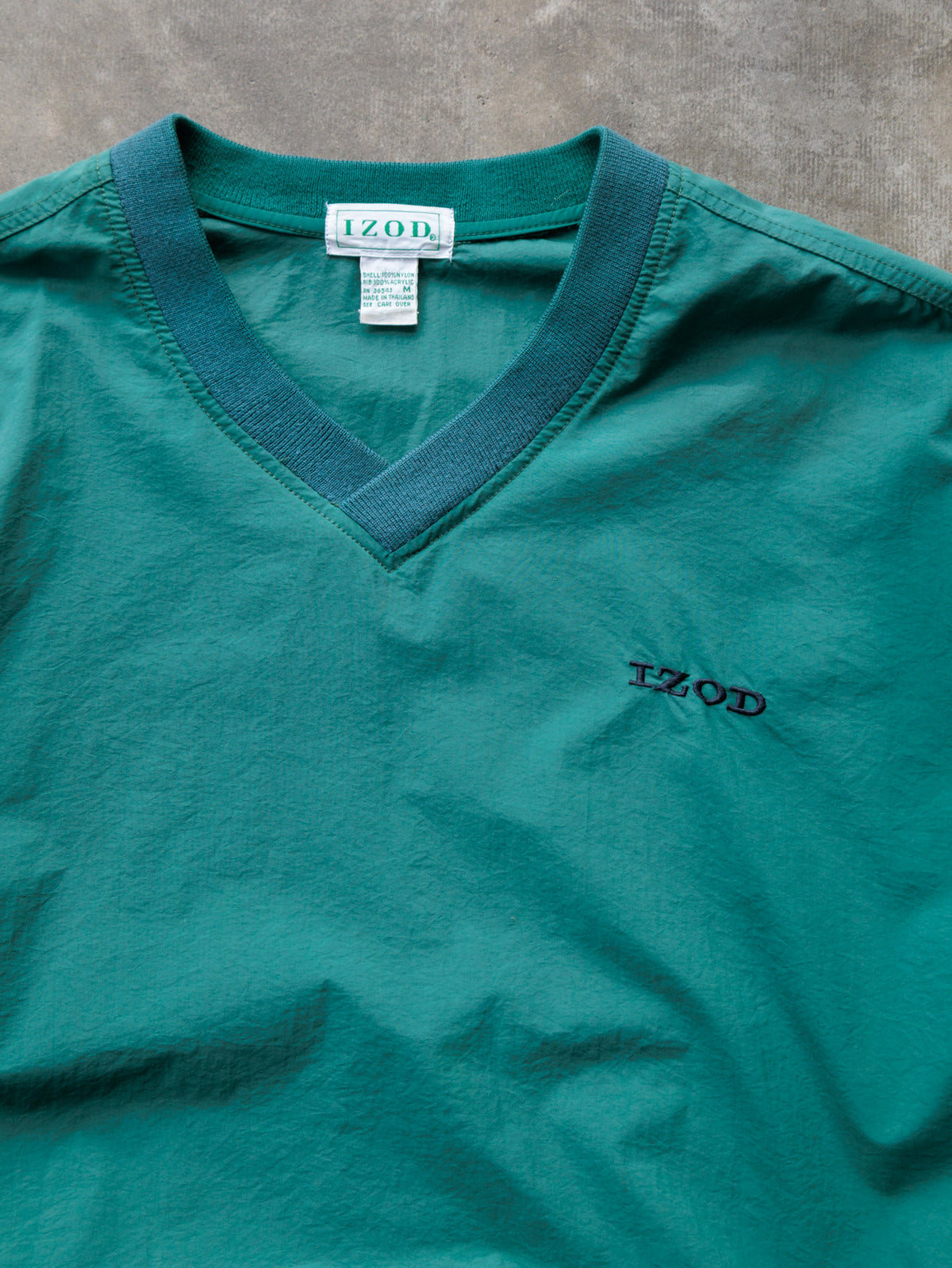 Vintage 90s Green IZOD Windbreaker (M)