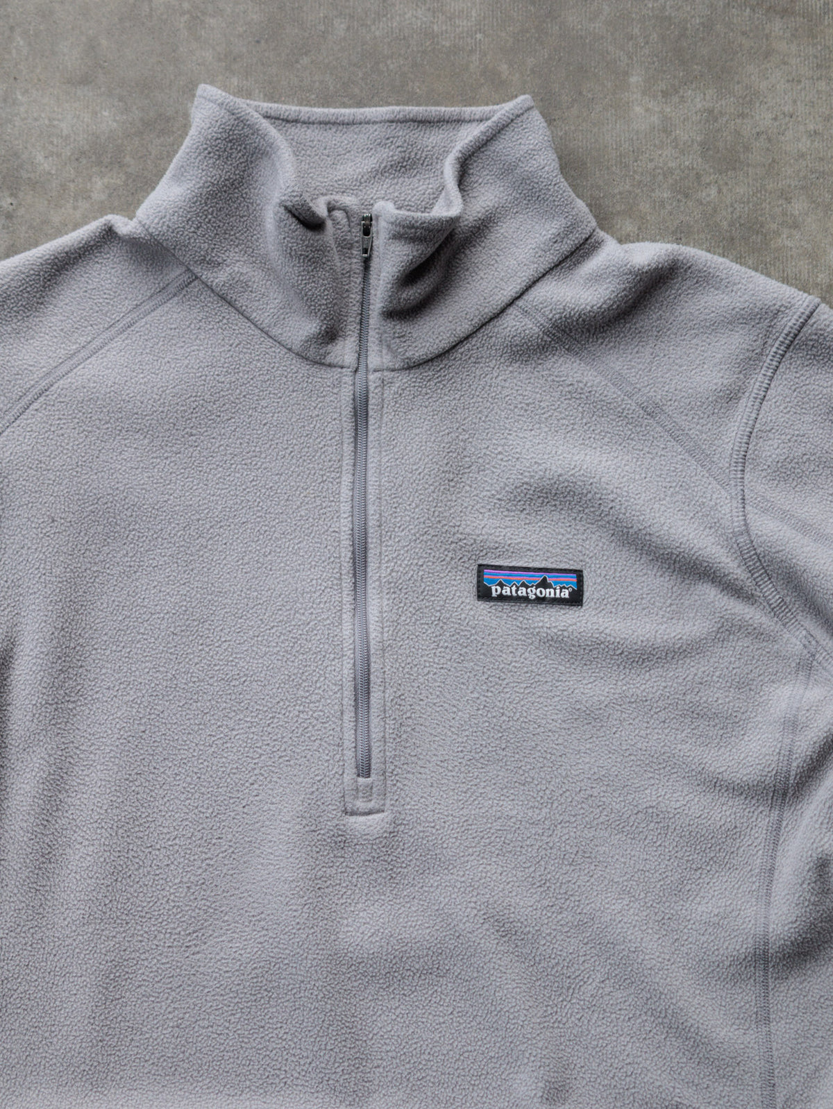 Grey Patagonia Fleece Quarter Zip (L)