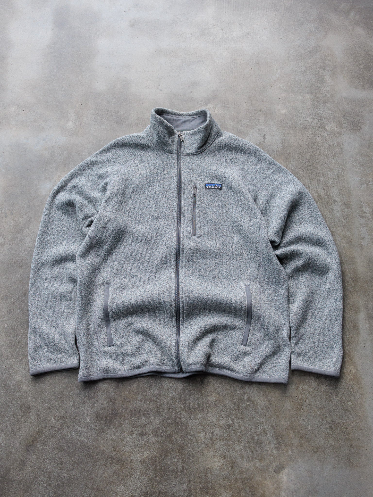 Vintage Grey Patagonia Better Sweater Full Zip Sweatshirt (L)