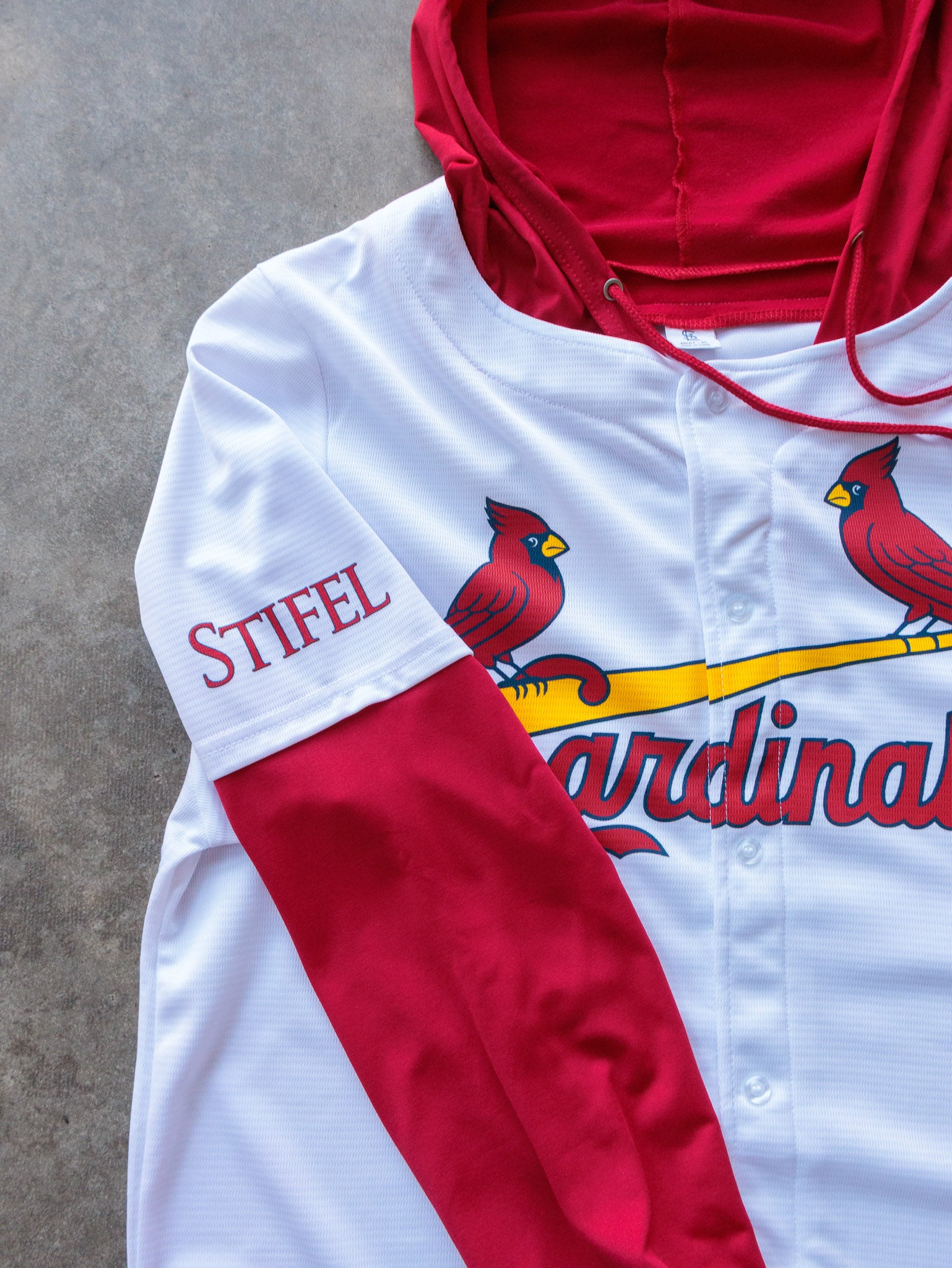 Vintage St. Louis Cardinals Layered Hoodie (XL)