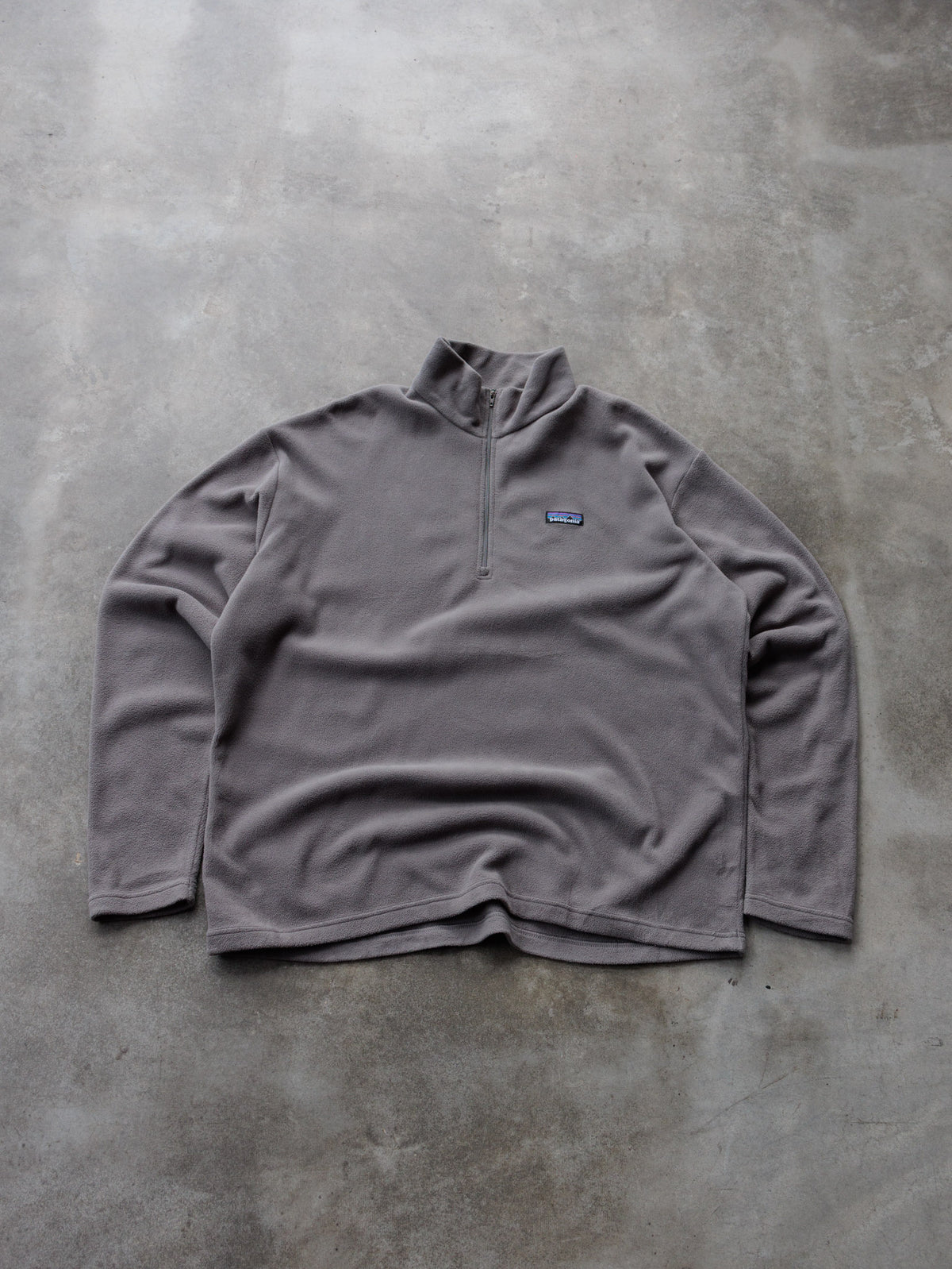 Vintage Grey Patagonia Synchilla Fleece Quarter Zip (XL)