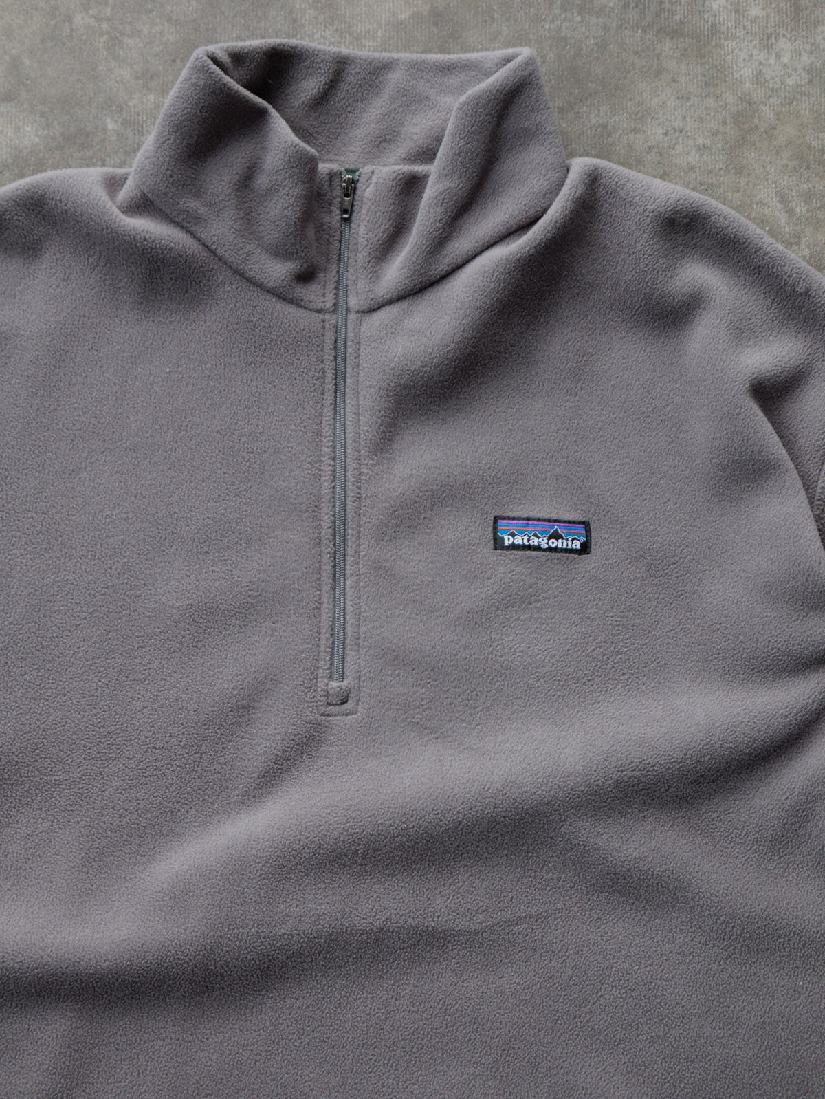 Vintage Grey Patagonia Synchilla Fleece Quarter Zip (XL)