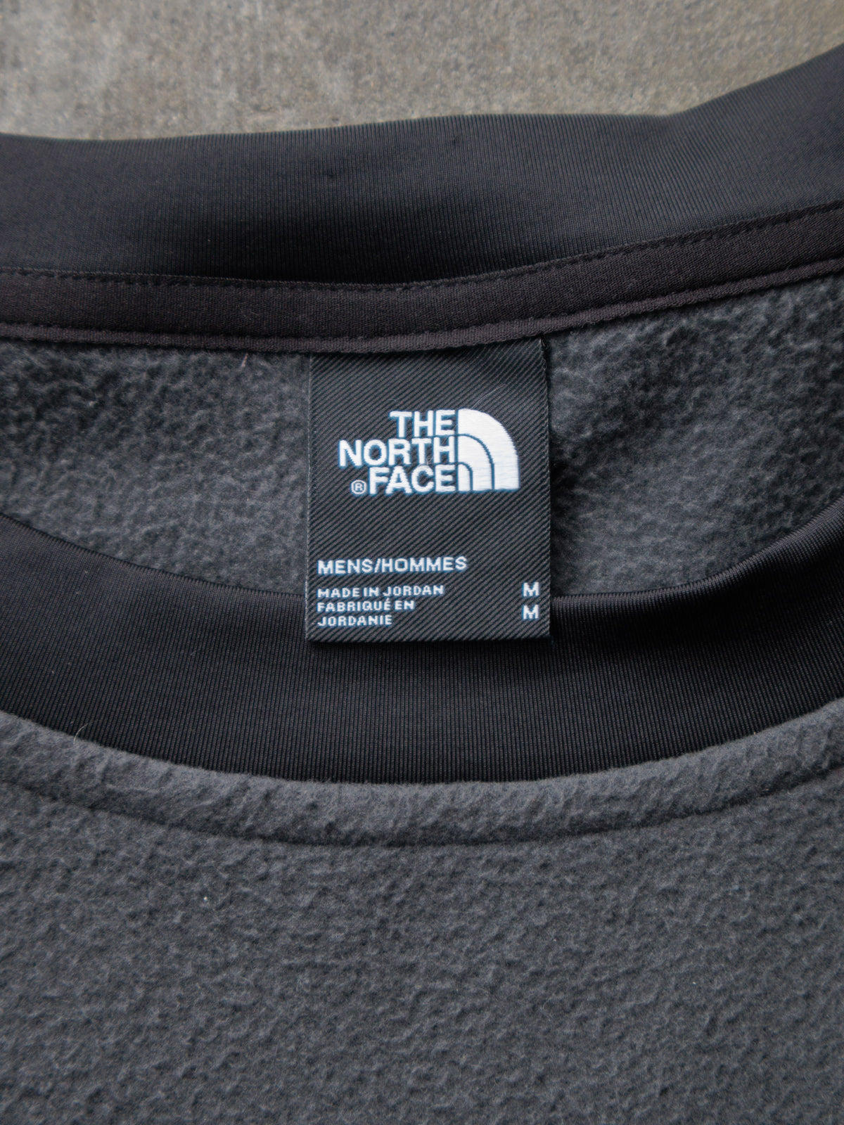 Vintage Grey The North Face Extreme Colourblock Fleece Sweatshirt (M)