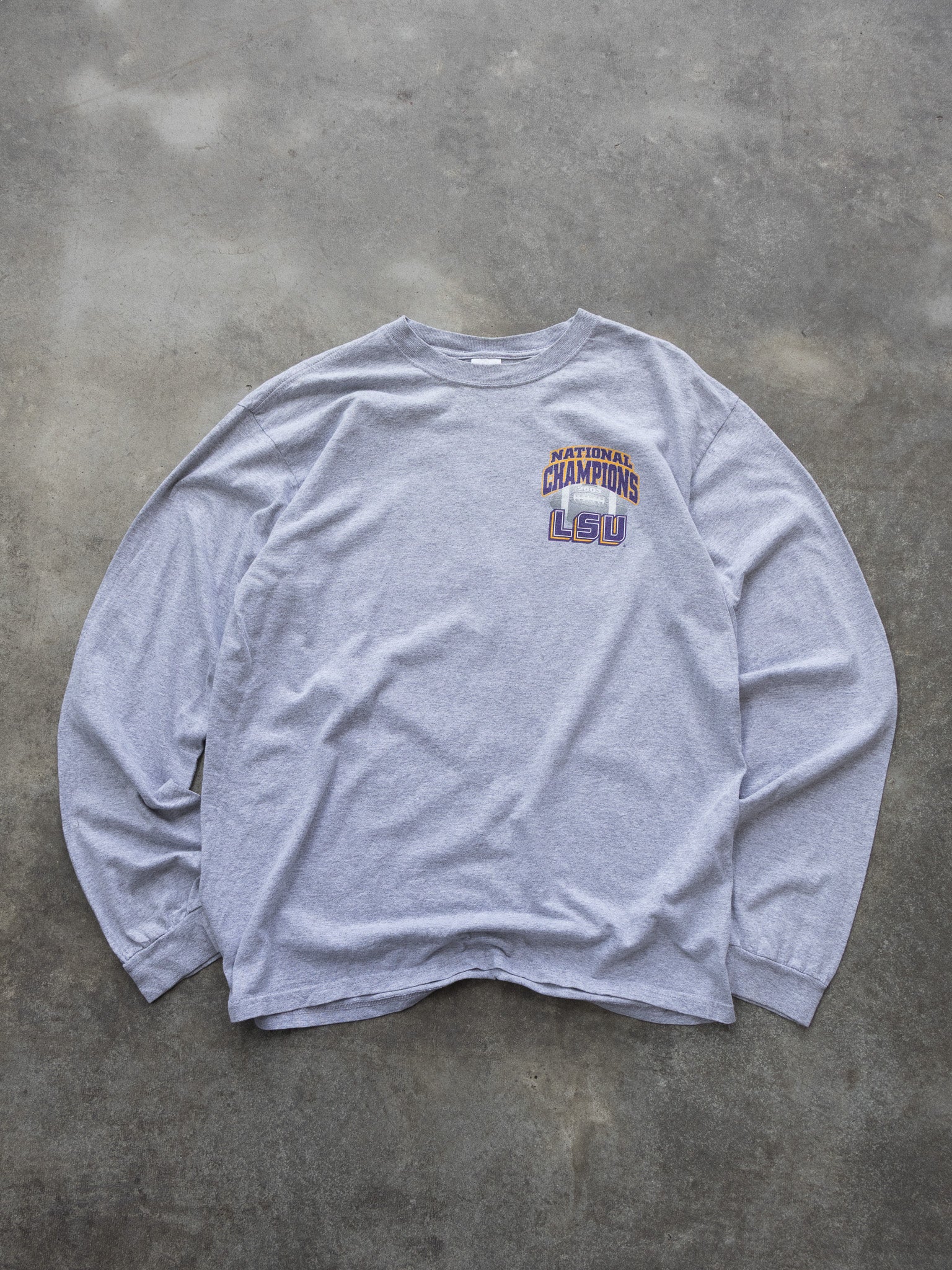 Vintage 2003 LSU Tigers Champions Long Sleeve (L)