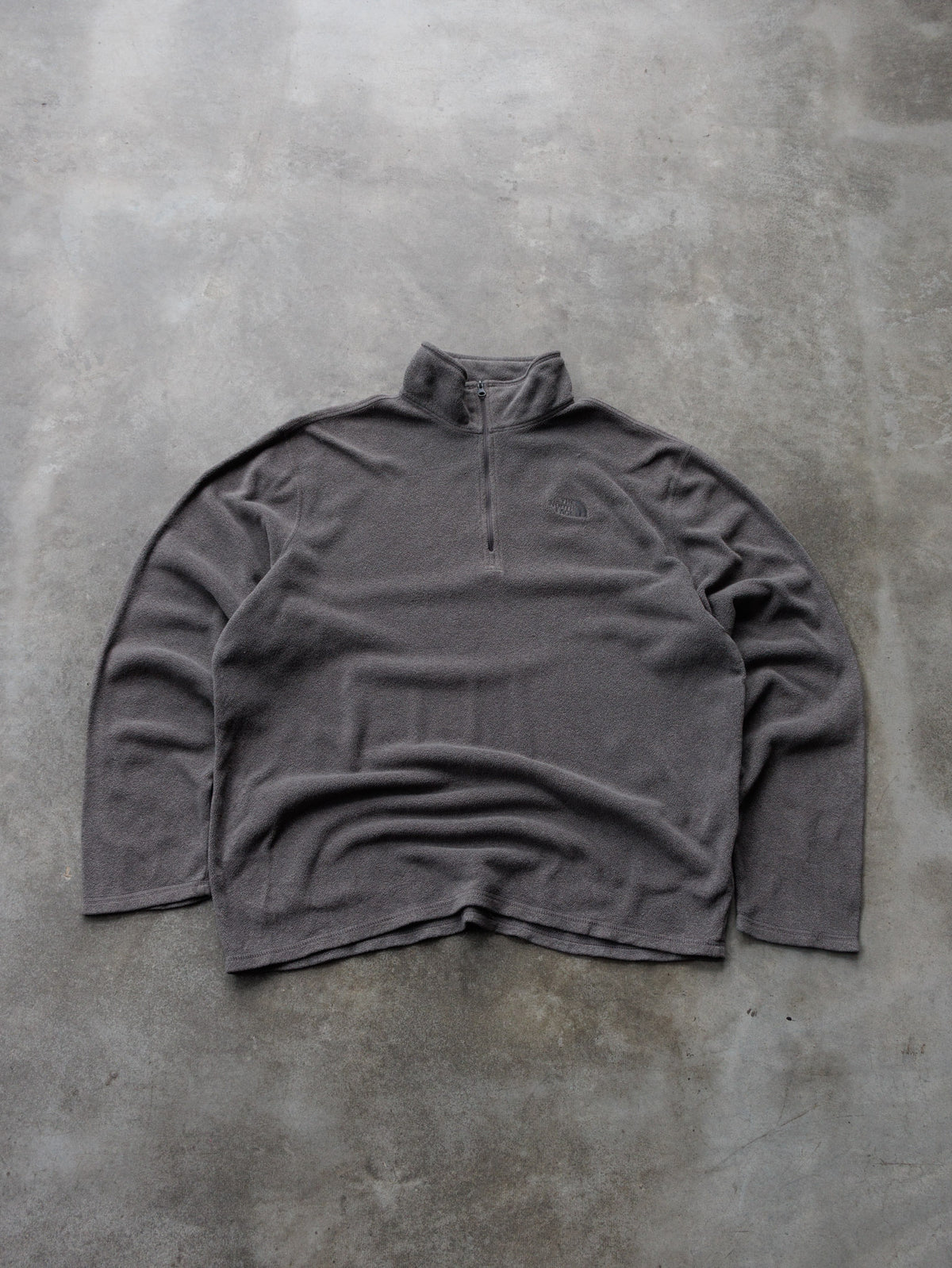 Vintage Grey The North Face Fleece Quarter Zip (L)