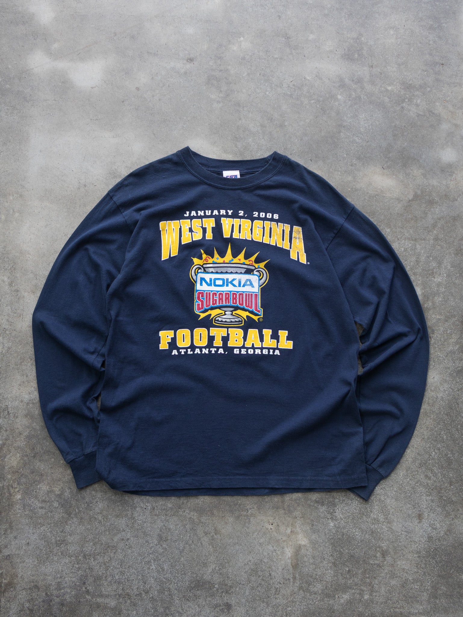 Vintage 2006 West Virginia Mountaineers Sugar Bowl Long Sleeve (L)