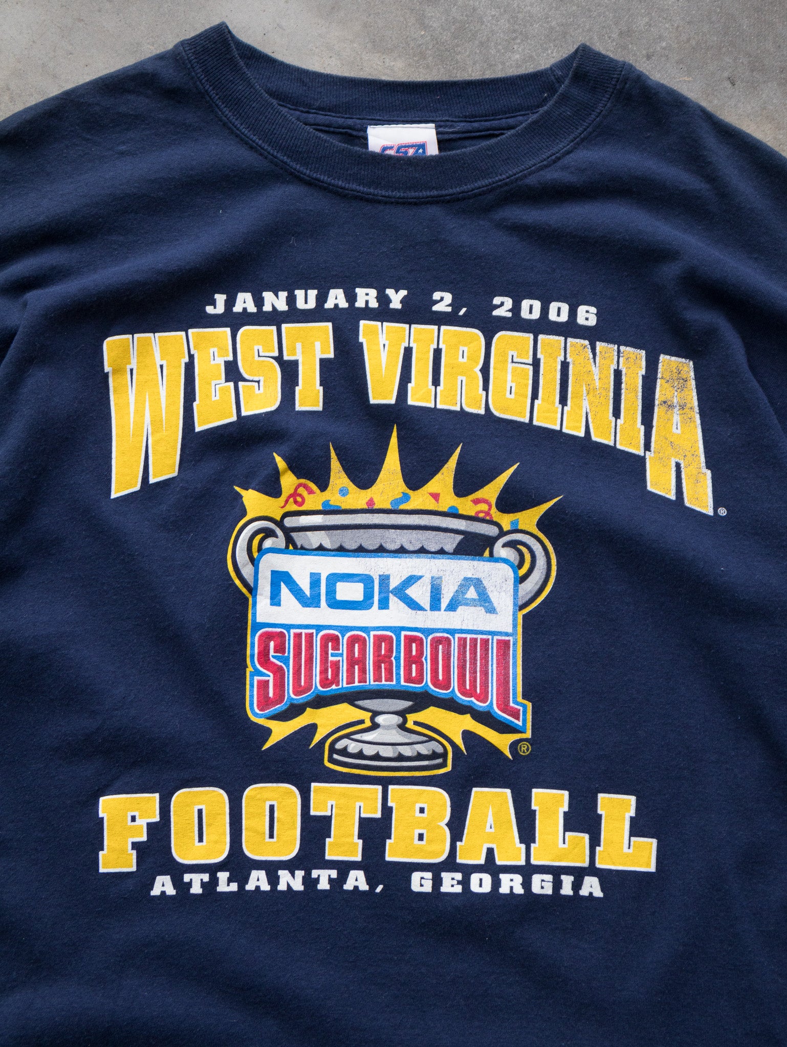Vintage 2006 West Virginia Mountaineers Sugar Bowl Long Sleeve (L)