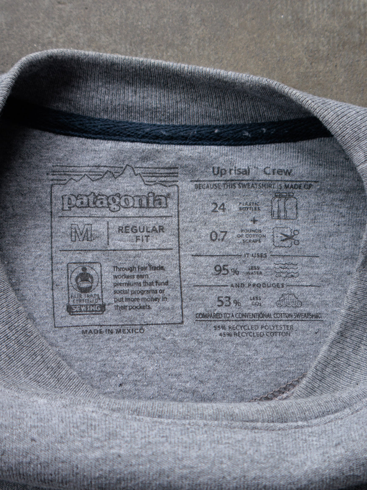 Grey Patagonia Sweatshirt (M)