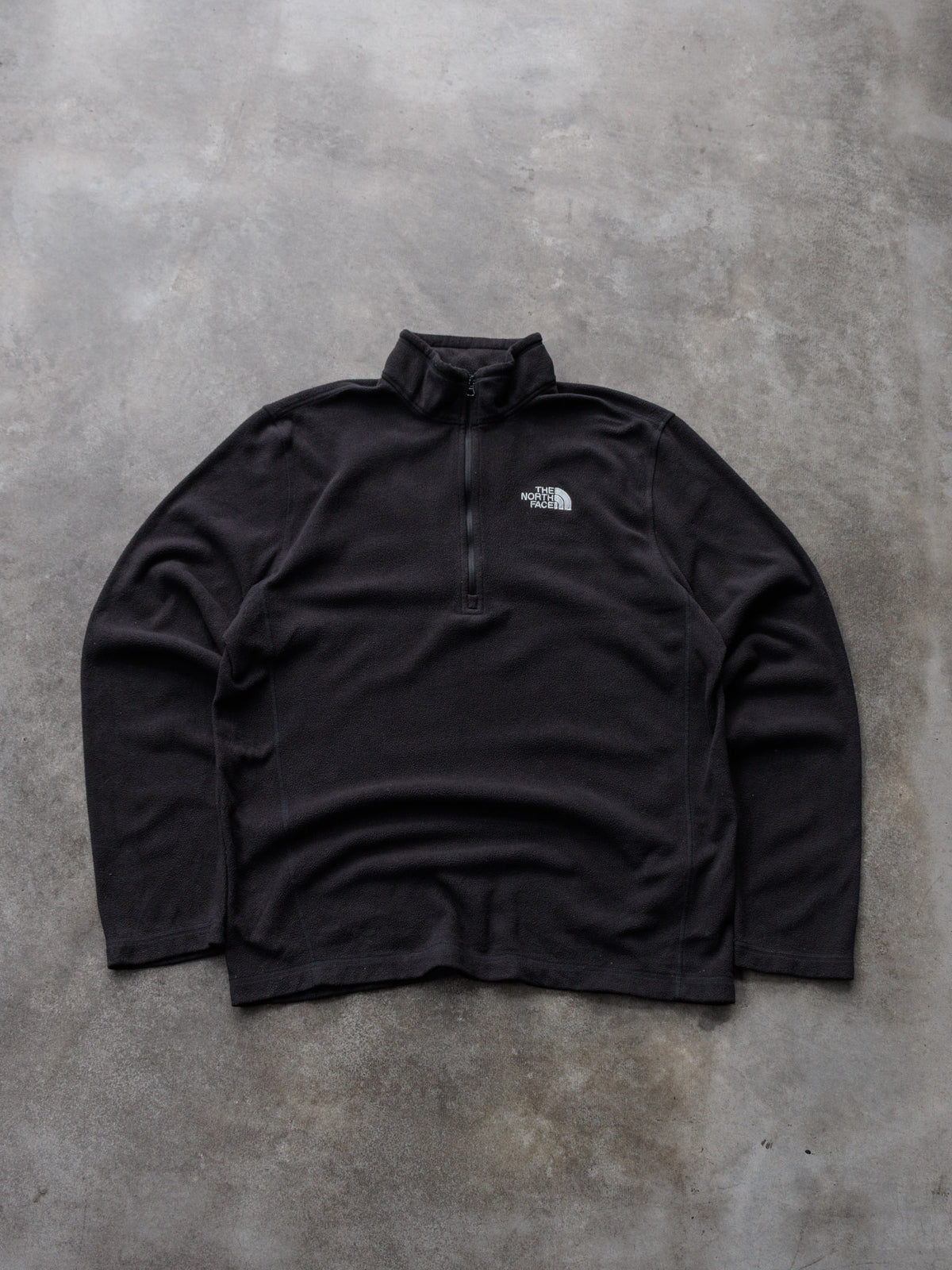 Vintage Black The North Face Fleece Quarter Zip (M)