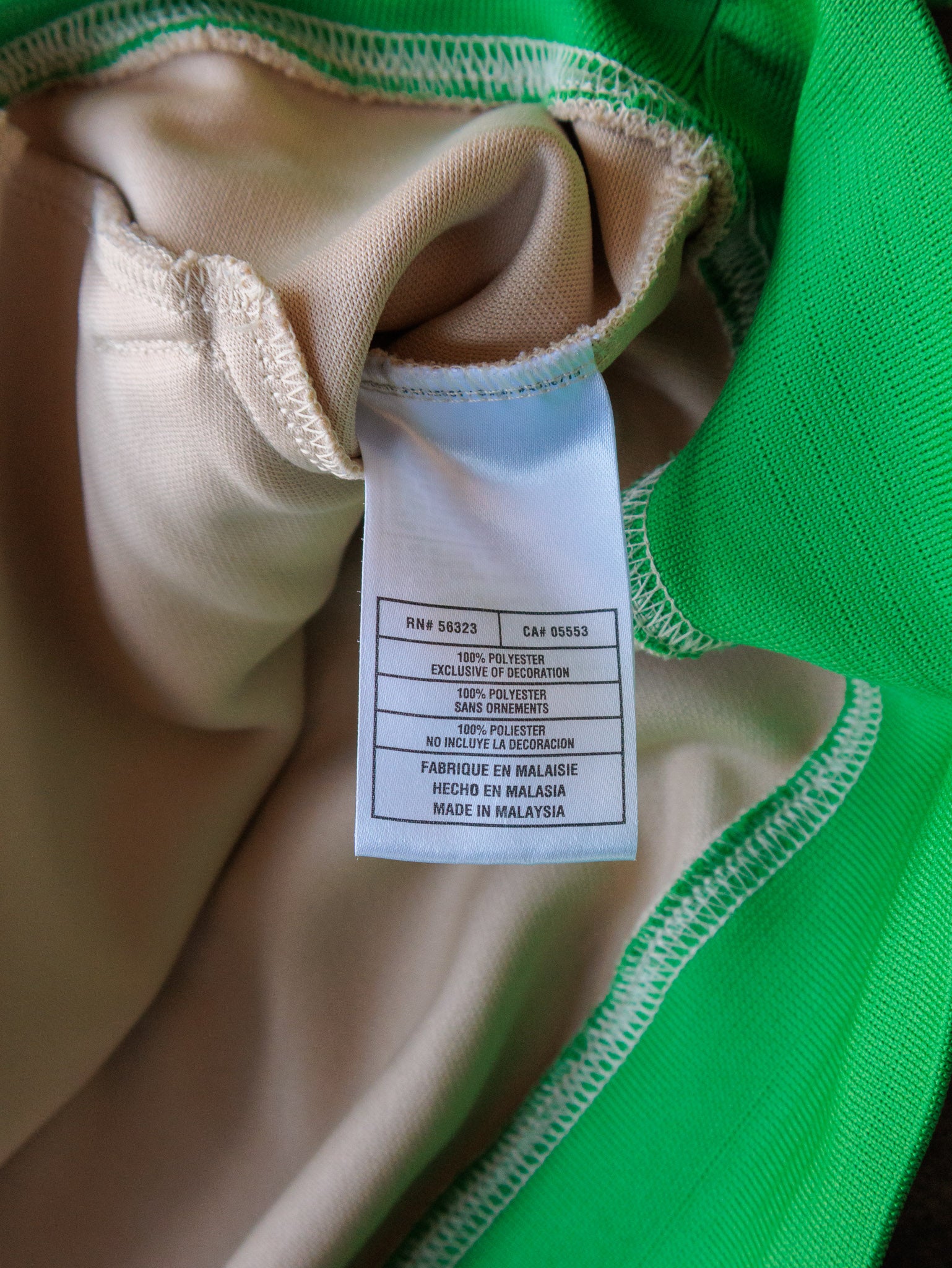 Vintage 00s Beige & Green Nike Track Jacket (XL)