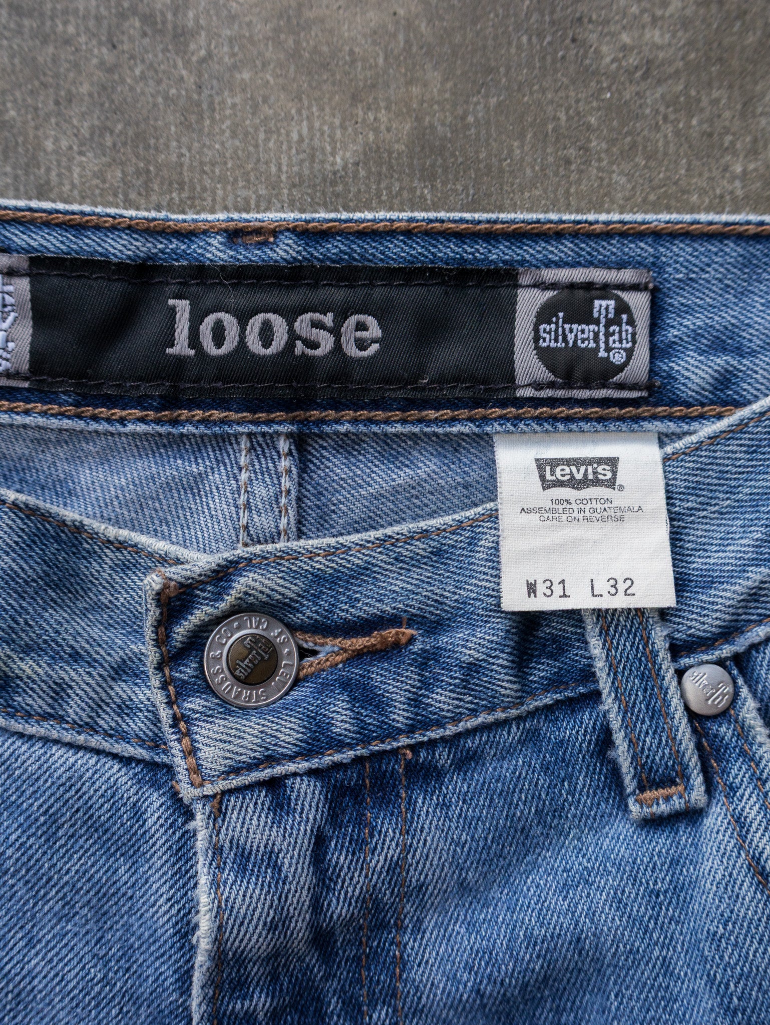 Vintage Levi’s Silver Tab Denim Shorts (W31)