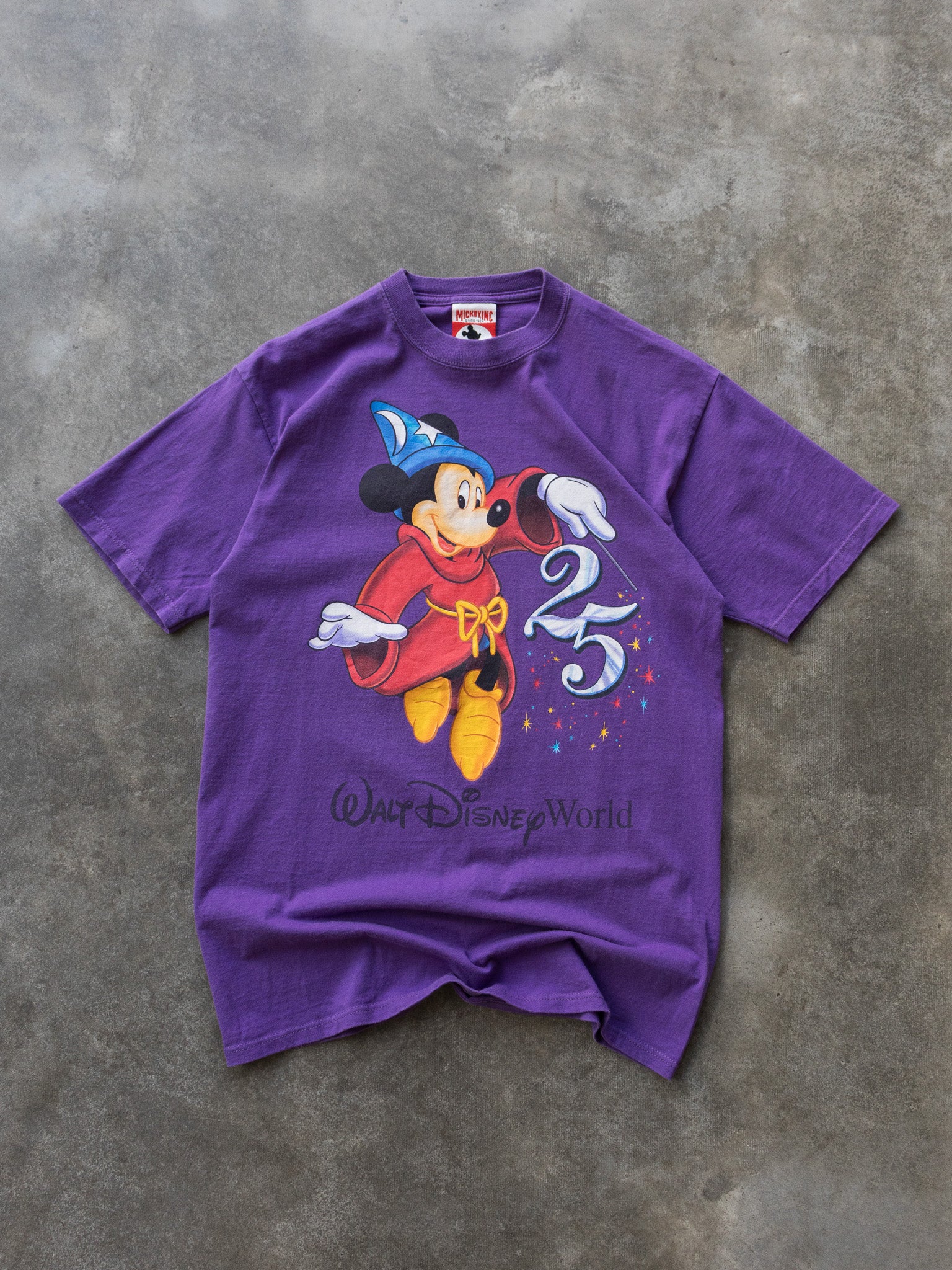 Vintage Purple Walt Disney World Mickey Tee (M)