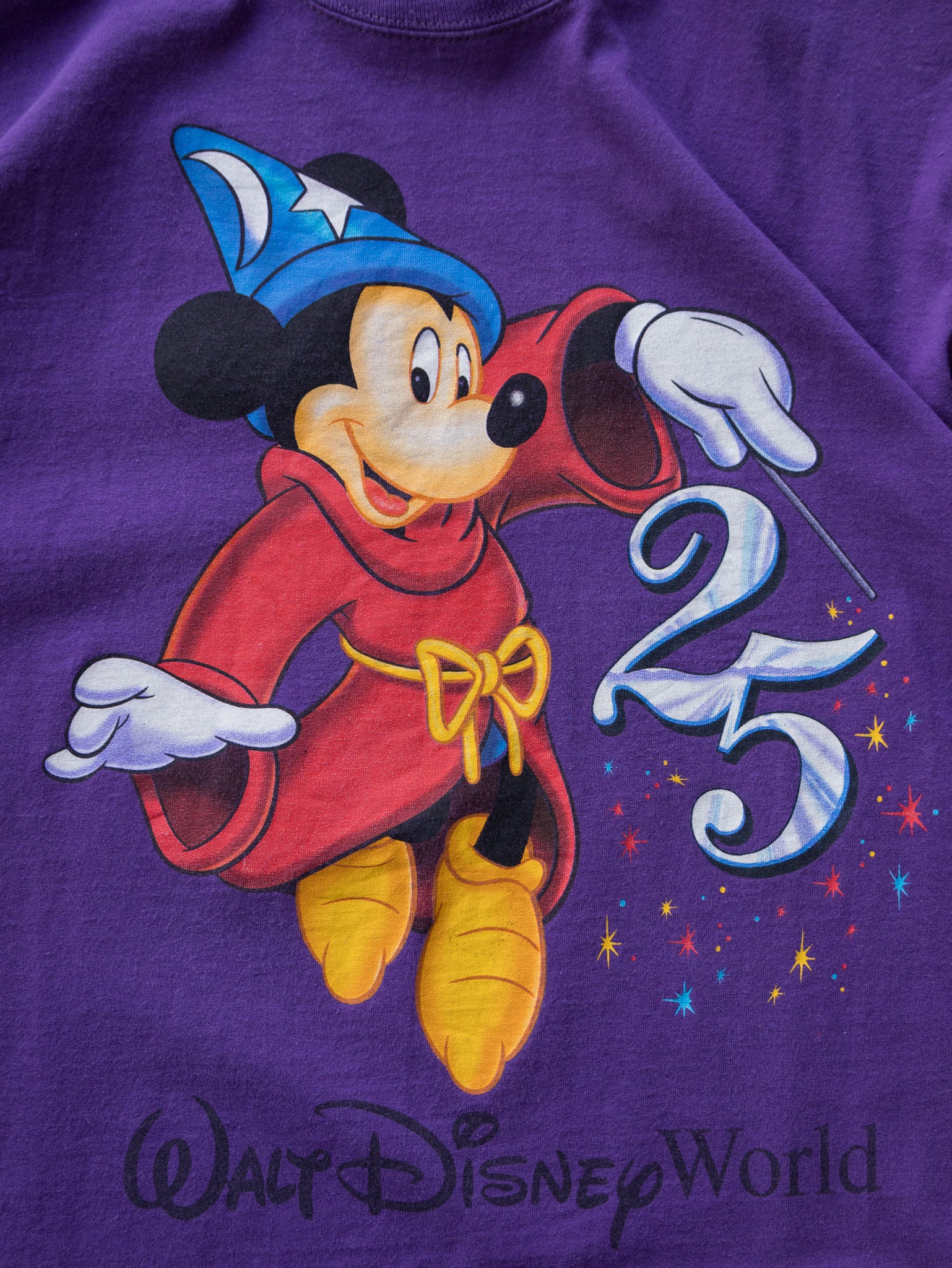 Vintage Purple Walt Disney World Mickey Tee (M)