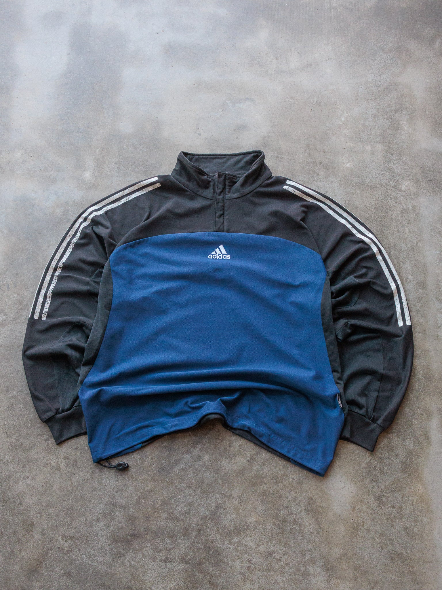 Vintage 00s Adidas Quarter Zip Pullover Jacket (XL)