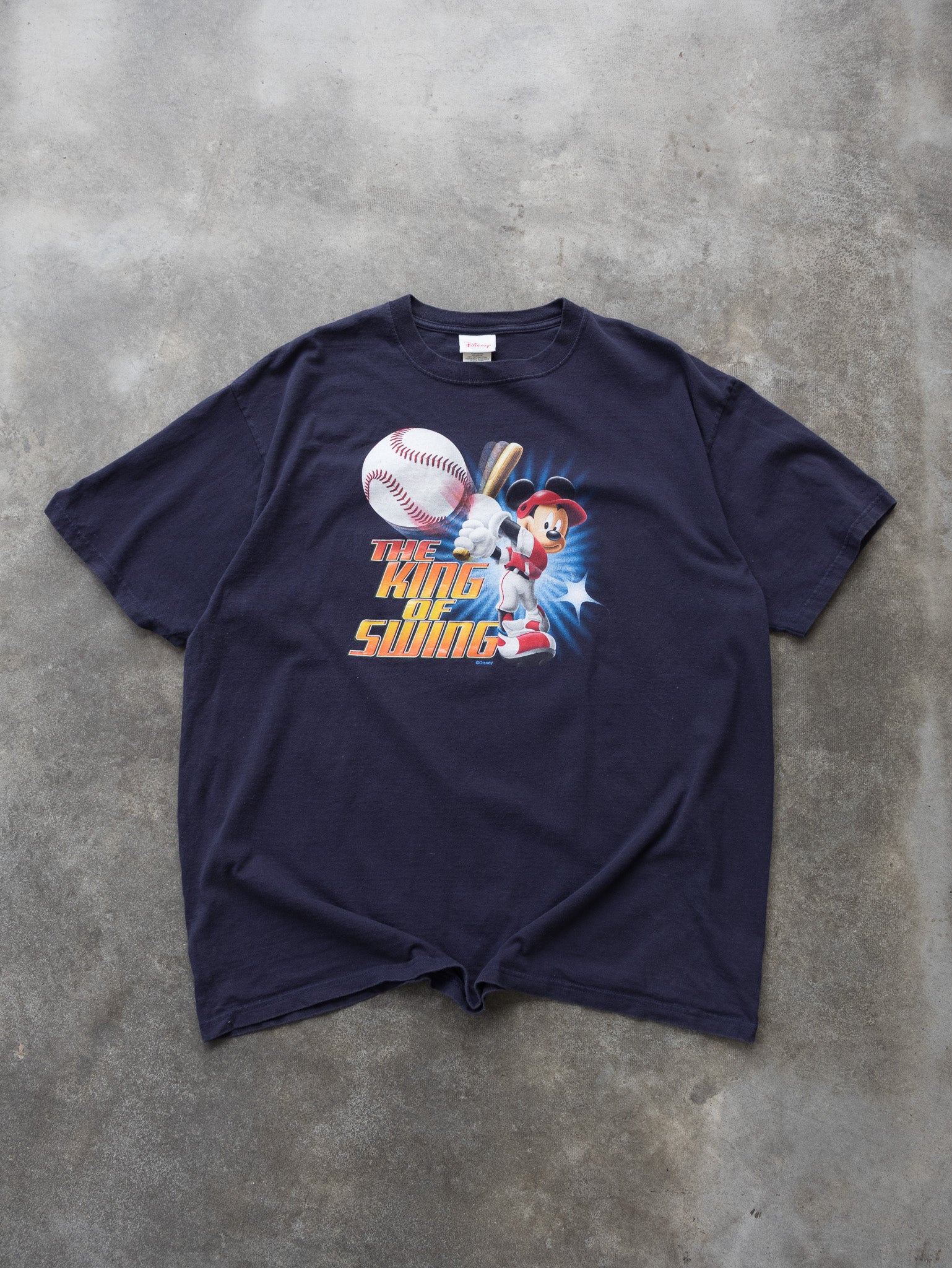 Vintage Disney Mickey Mouse Baseball Tee (2XL)