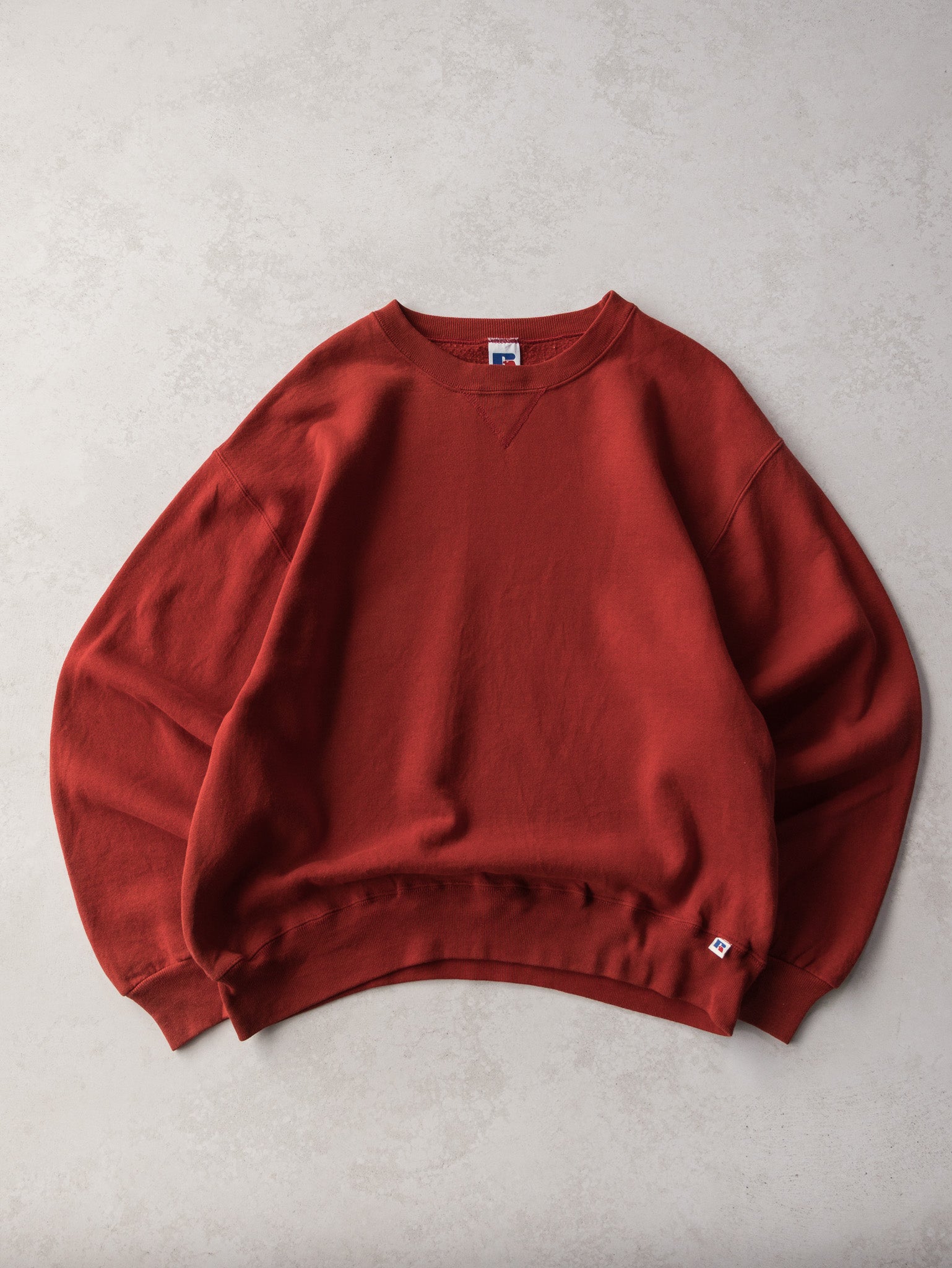 Vintage Russell Blank Red Sweatshirt (XL)