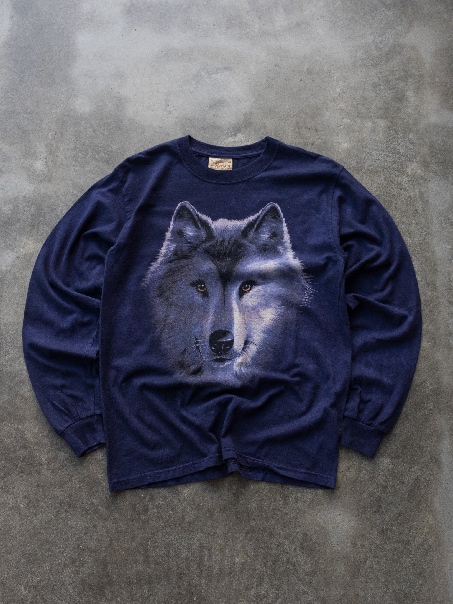 Vintage Wolf Wildlife Long Sleeve (M)