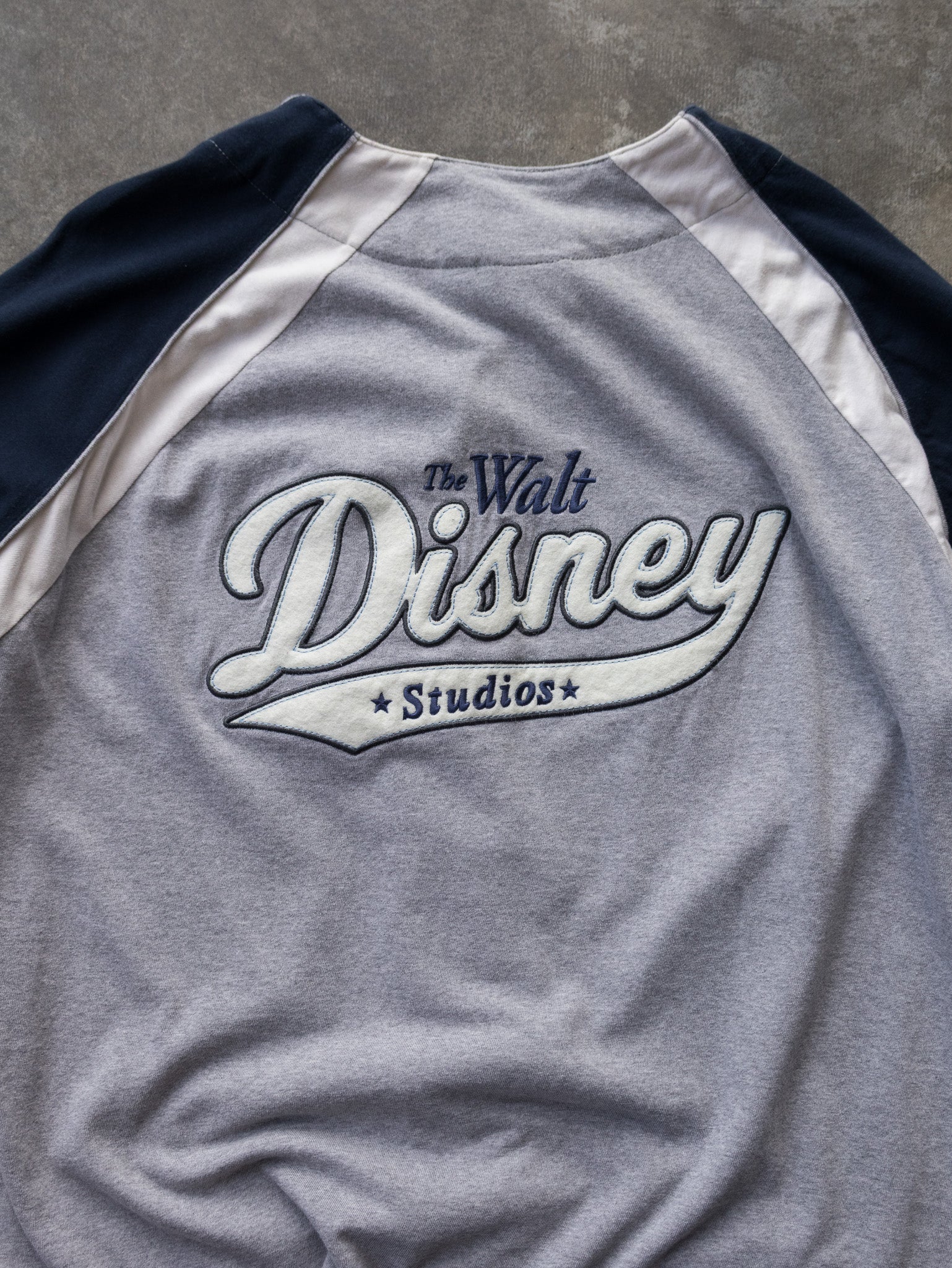 Vintage Grey Disney Baseball Jersey (M)