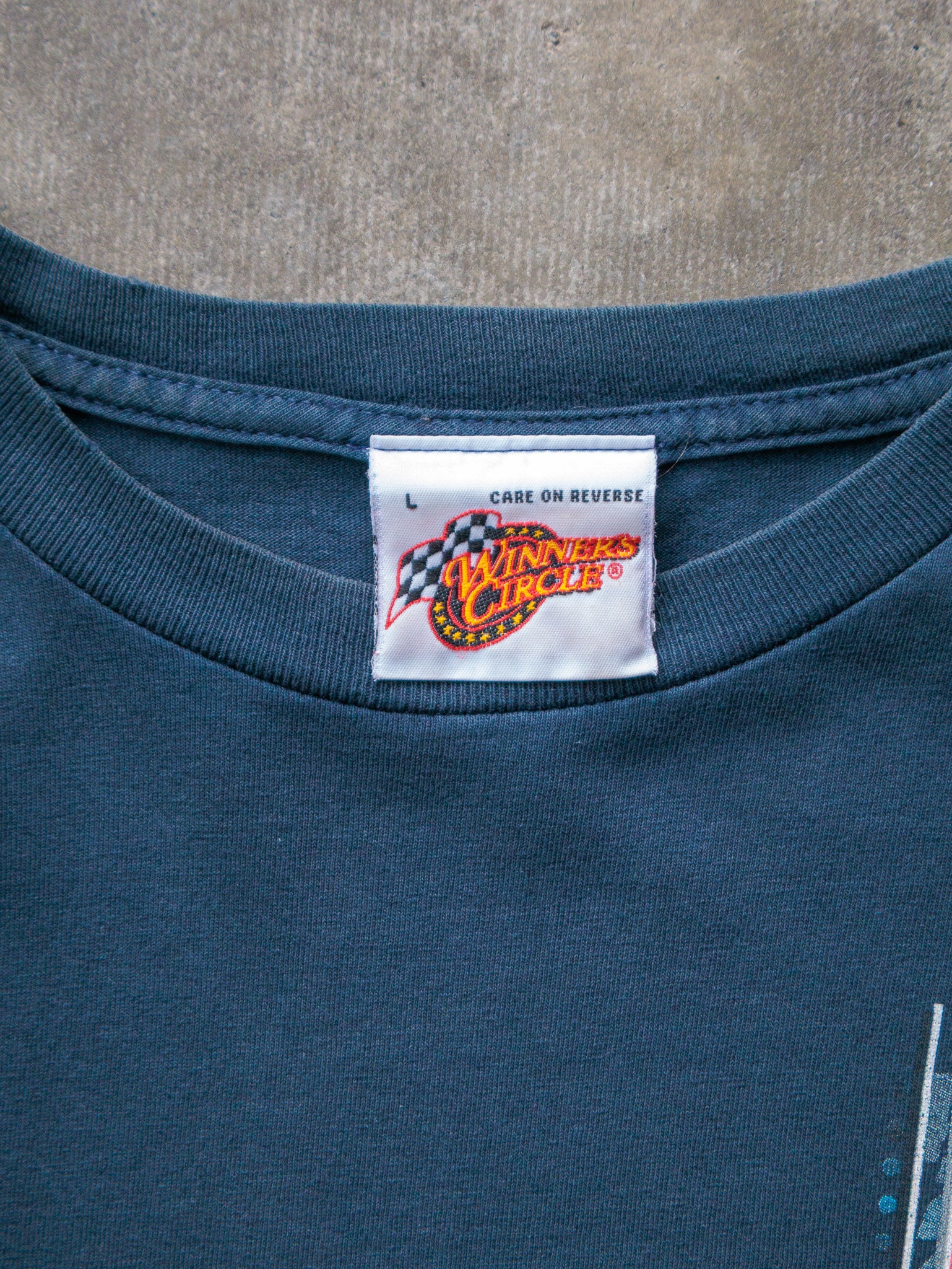 Vintage 2004 Navy Winners Circle Jeff Gordon NASCAR Tee (L)