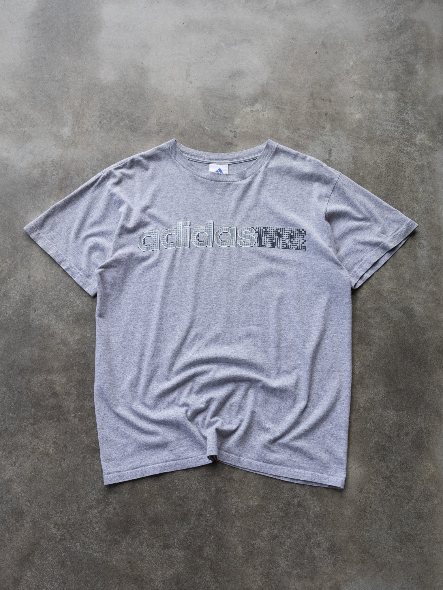 Vintage Grey Adidas Logo Tee (L)