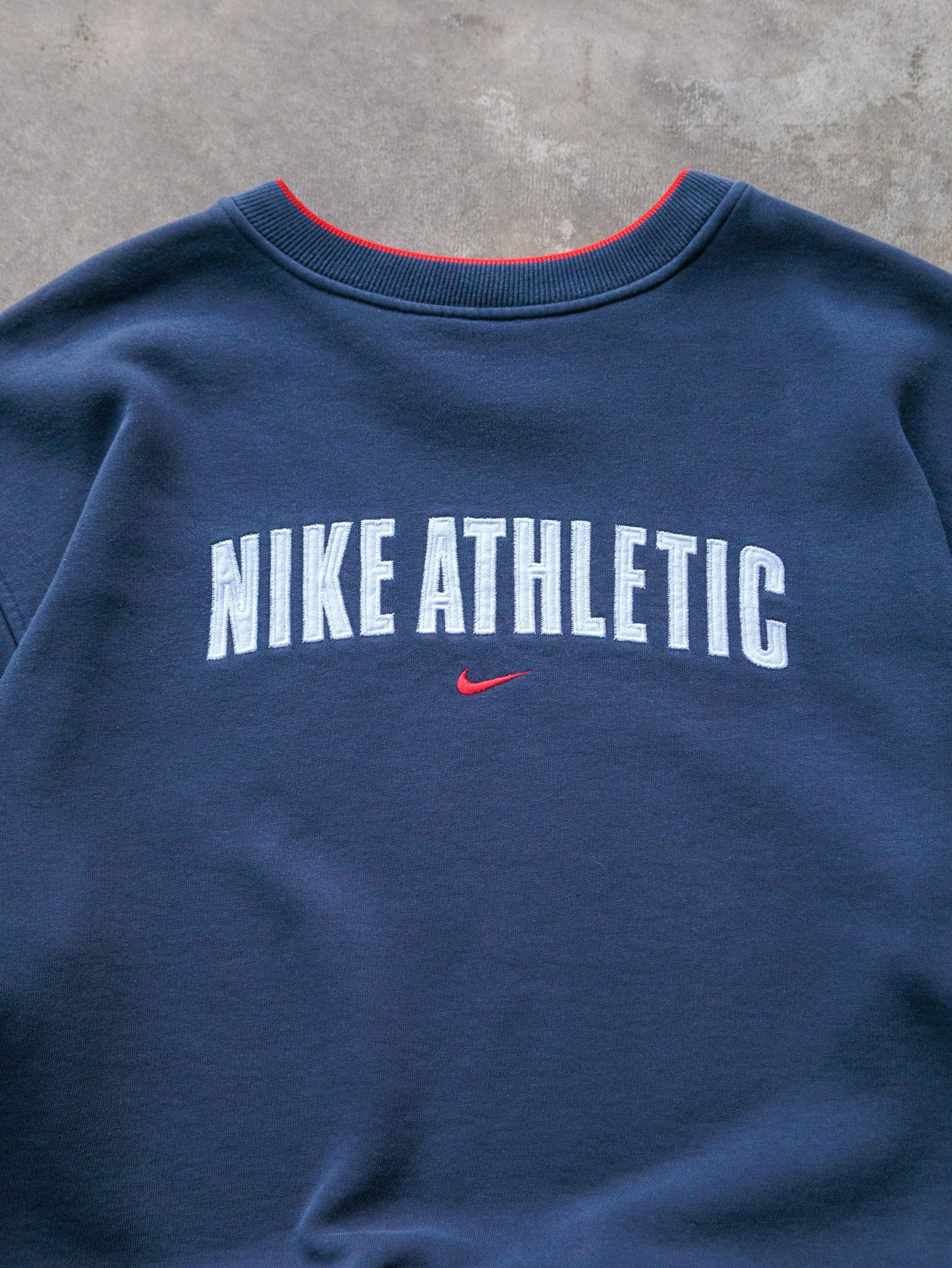 Vintage 00s Navy Nike Athletic Sweatshirt (XL)